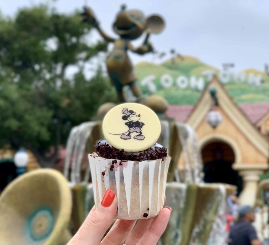 Steamboat Willie Cupcake Jolly Holiday Bakery Disneyland Park