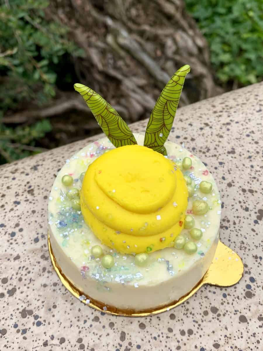 Tinker Bell Inpsired Coconut Cheesecake Jolly Holiday Bakery Disneyland Park