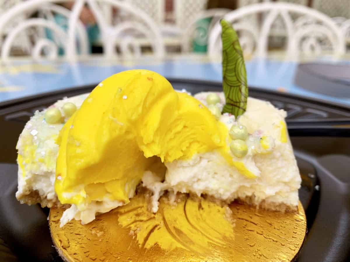 Tinker Bell Inpsired Coconut Cheesecake Jolly Holiday Bakery Disneyland Park