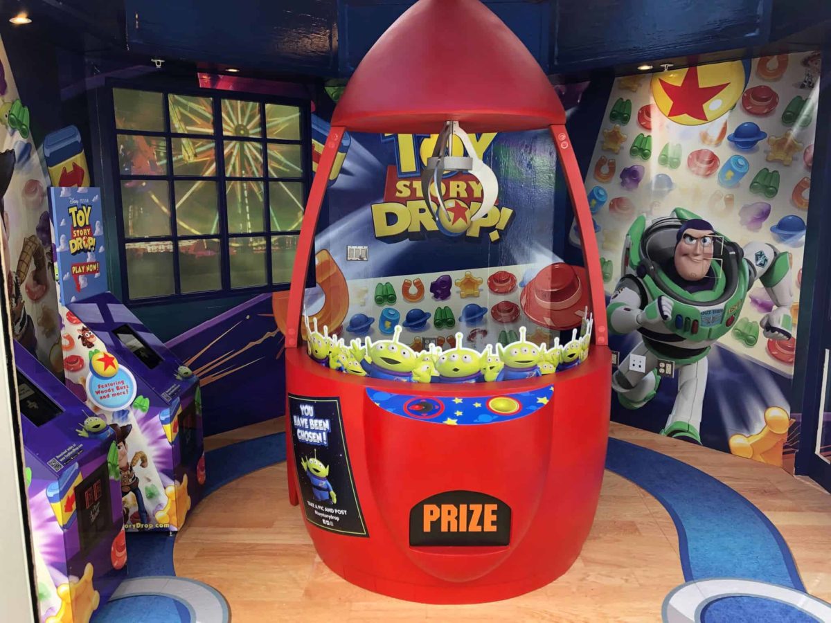 The Claw machine facade photo op