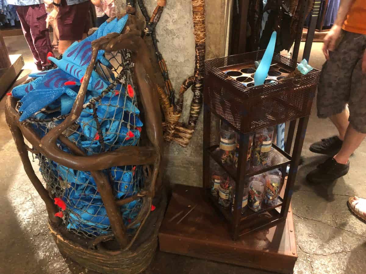 Displays in the Pandora gift shop