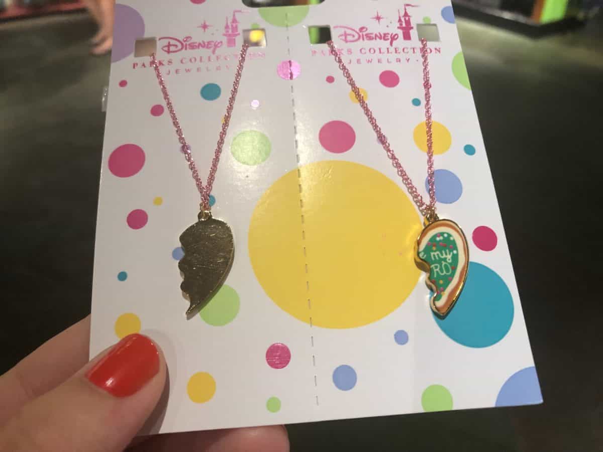 back of You're my Hero necklace