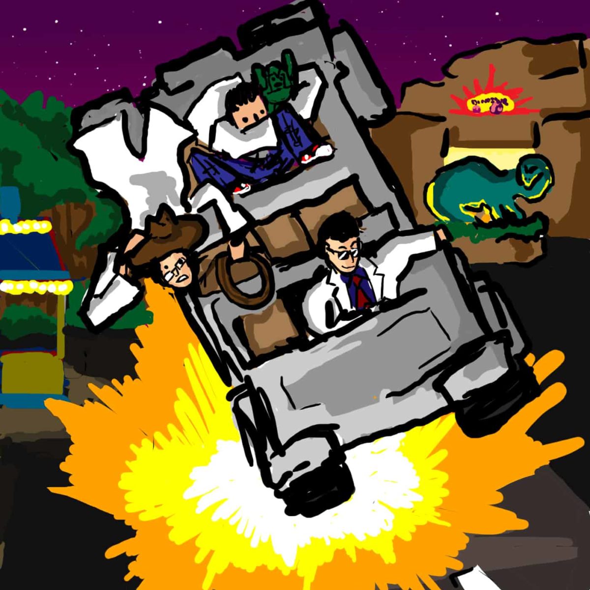 Ride Rehab Countdown To Dinosaurs Art