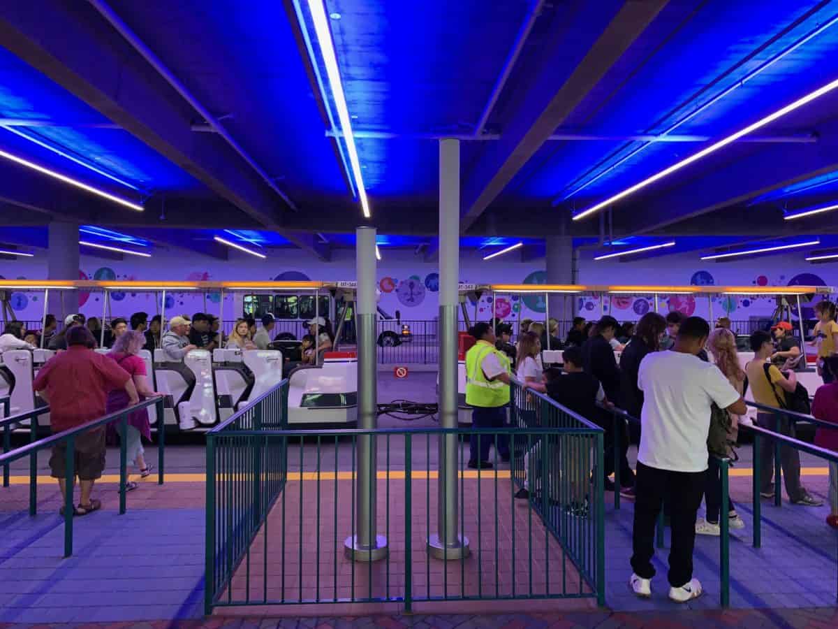 disneyland pixar pals tram opening