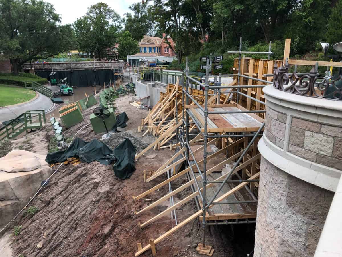moat pathway widening