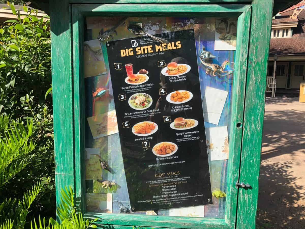restaurantosaurus animal kingdom new plant based southwest burger salad june 2019