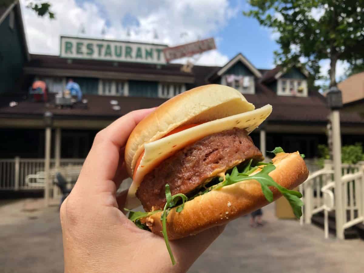 restaurantosaurus animal kingdom new plant based southwest burger salad june 2019