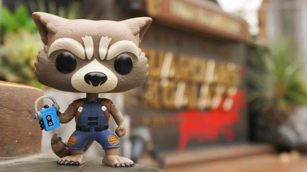 Guardians of the Galaxy Mission Breakout Rocket Raccoon Funko Pop Vinyl