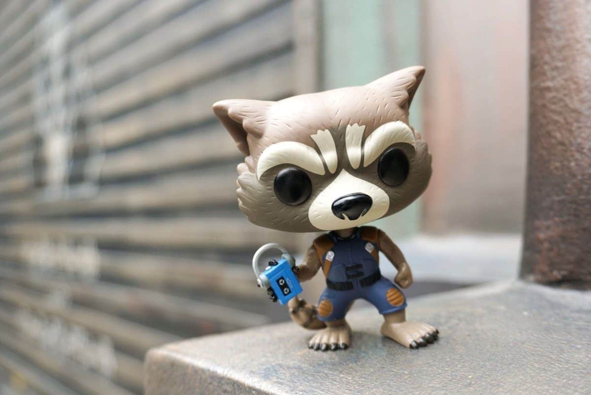 Guardians of the Galaxy Mission Breakout Rocket Raccoon Disney Parks Funko Pop
