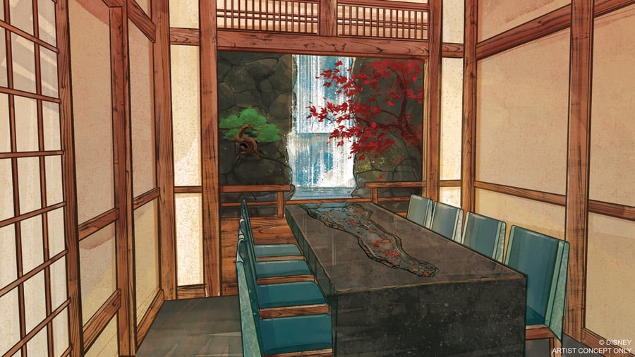 Takumi-Tei Artist Rendering Japan Pavilion Epcot