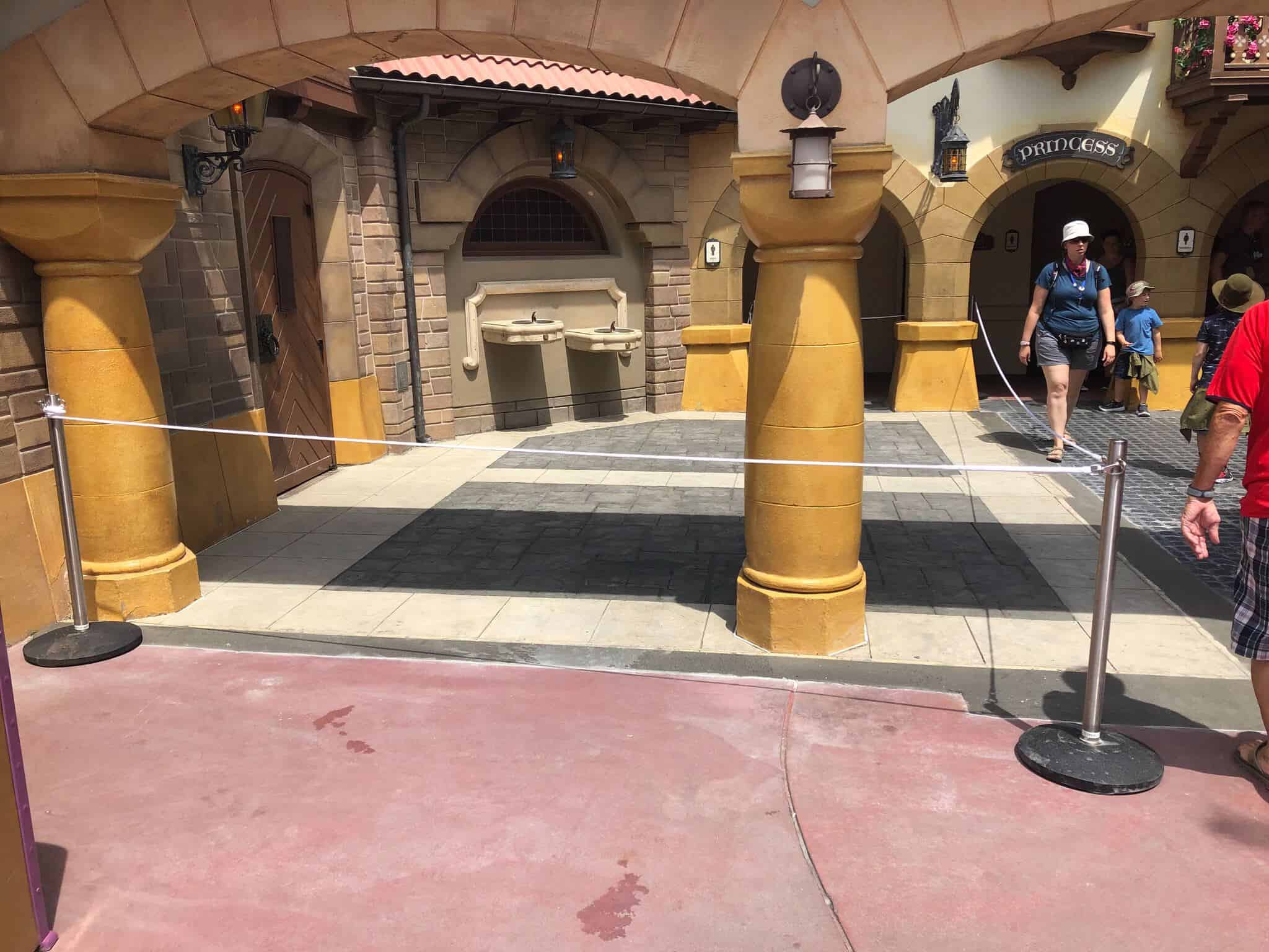 Pinocchio Village Haus Restrooms New Outdoor Pavement