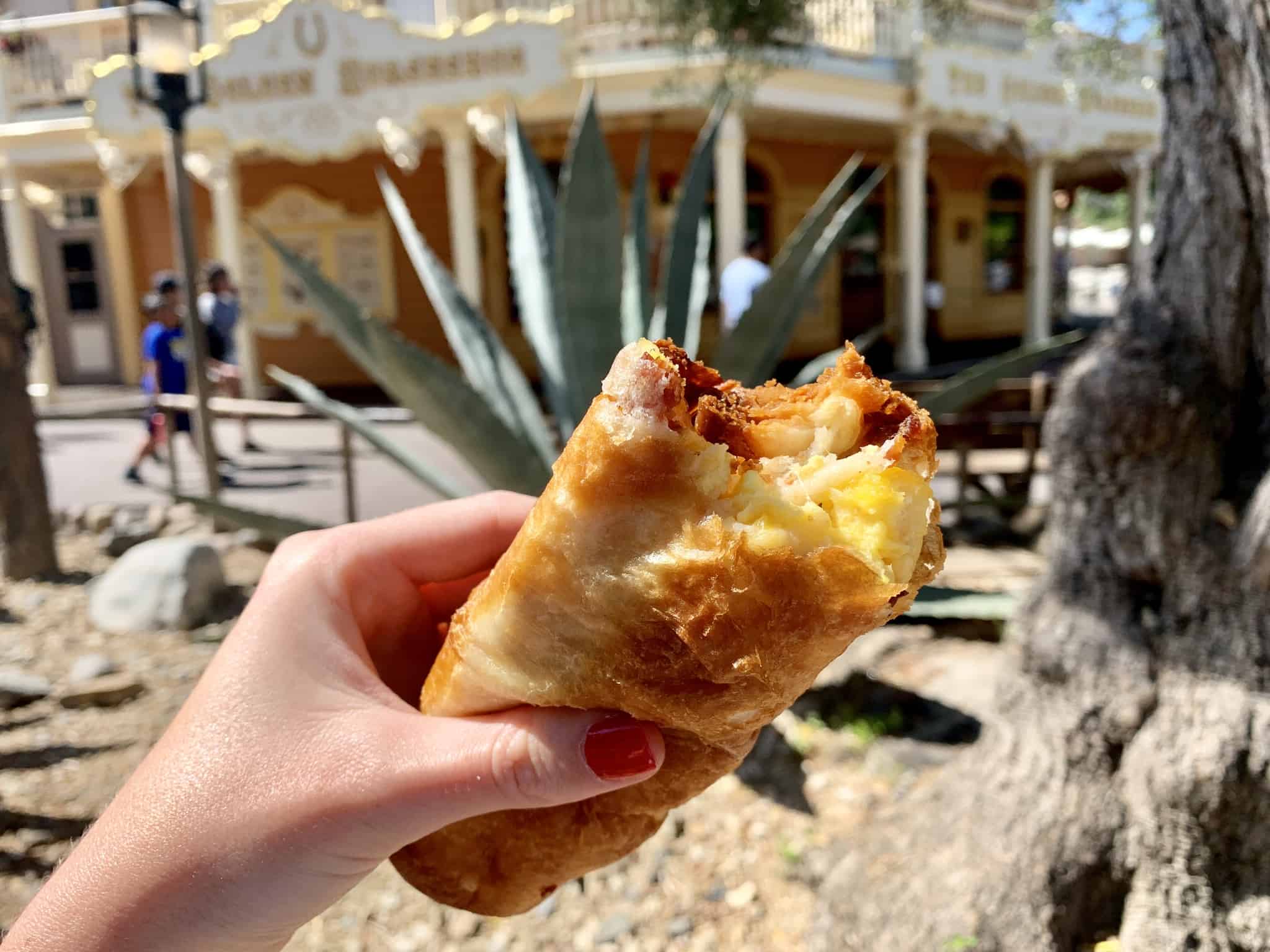 Breakfast Chimichanga Frontierland Disneyland Park