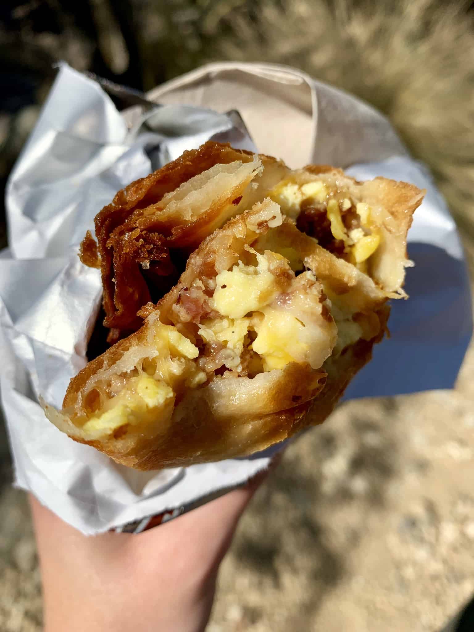 Breakfast Chimichanga Frontierland Disneyland Park