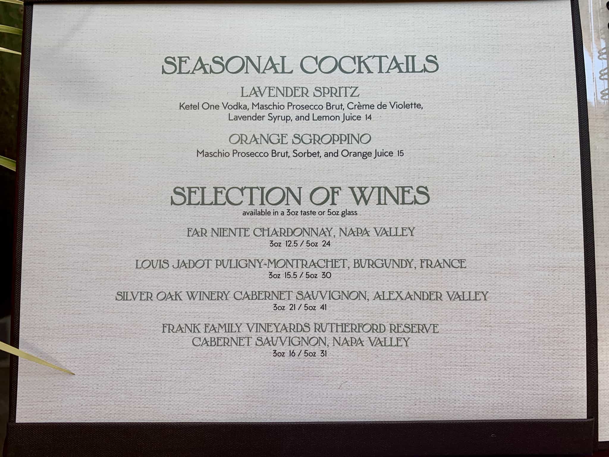 Craftsman Bar Pool Bar at Disney's Grand Californian Hotel and Spa Soft Opening Full Menus Revealed