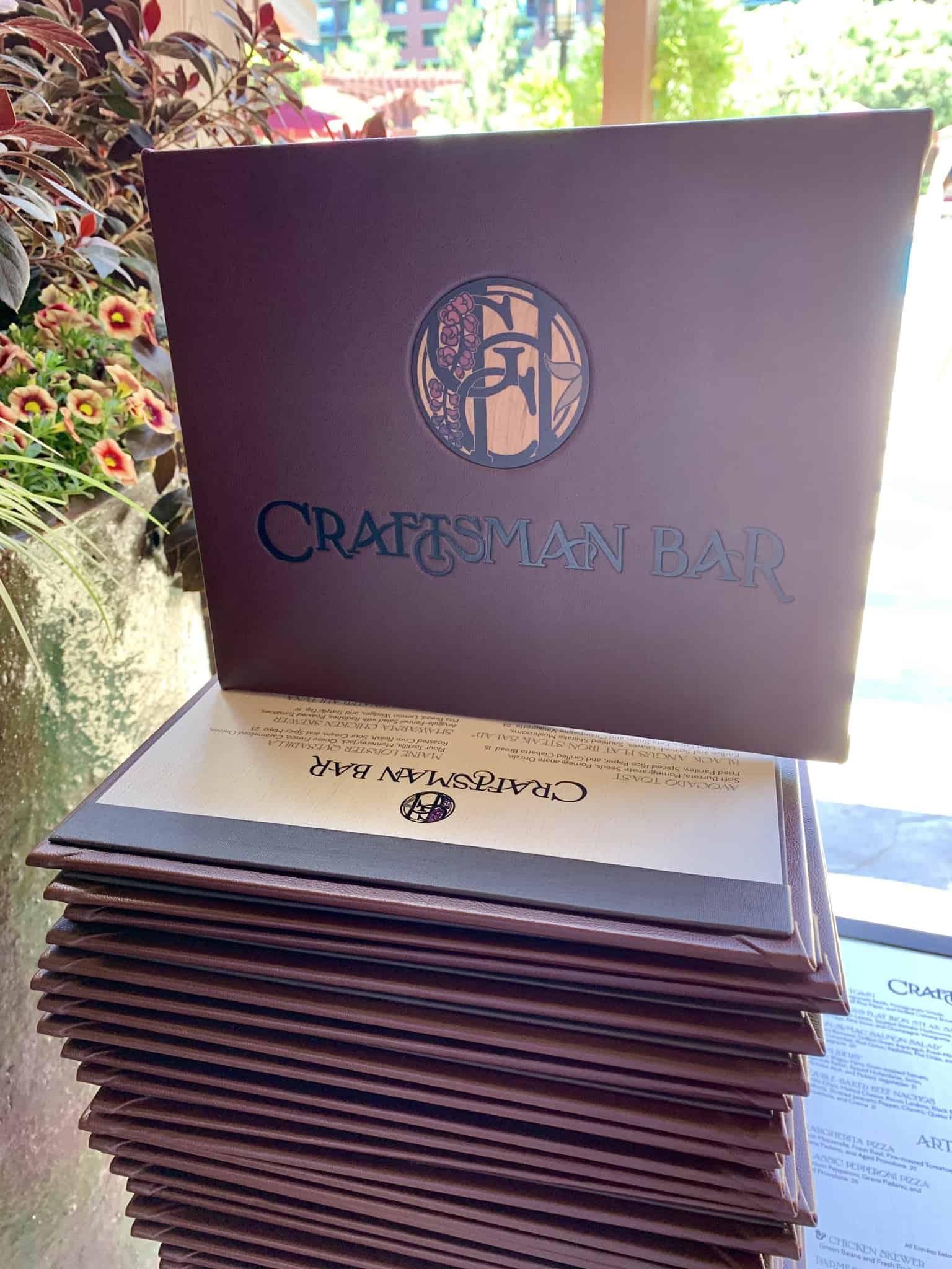 Craftsman Bar Pool Bar at Disney's Grand Californian Hotel and Spa Soft Opening Full Menus Revealed