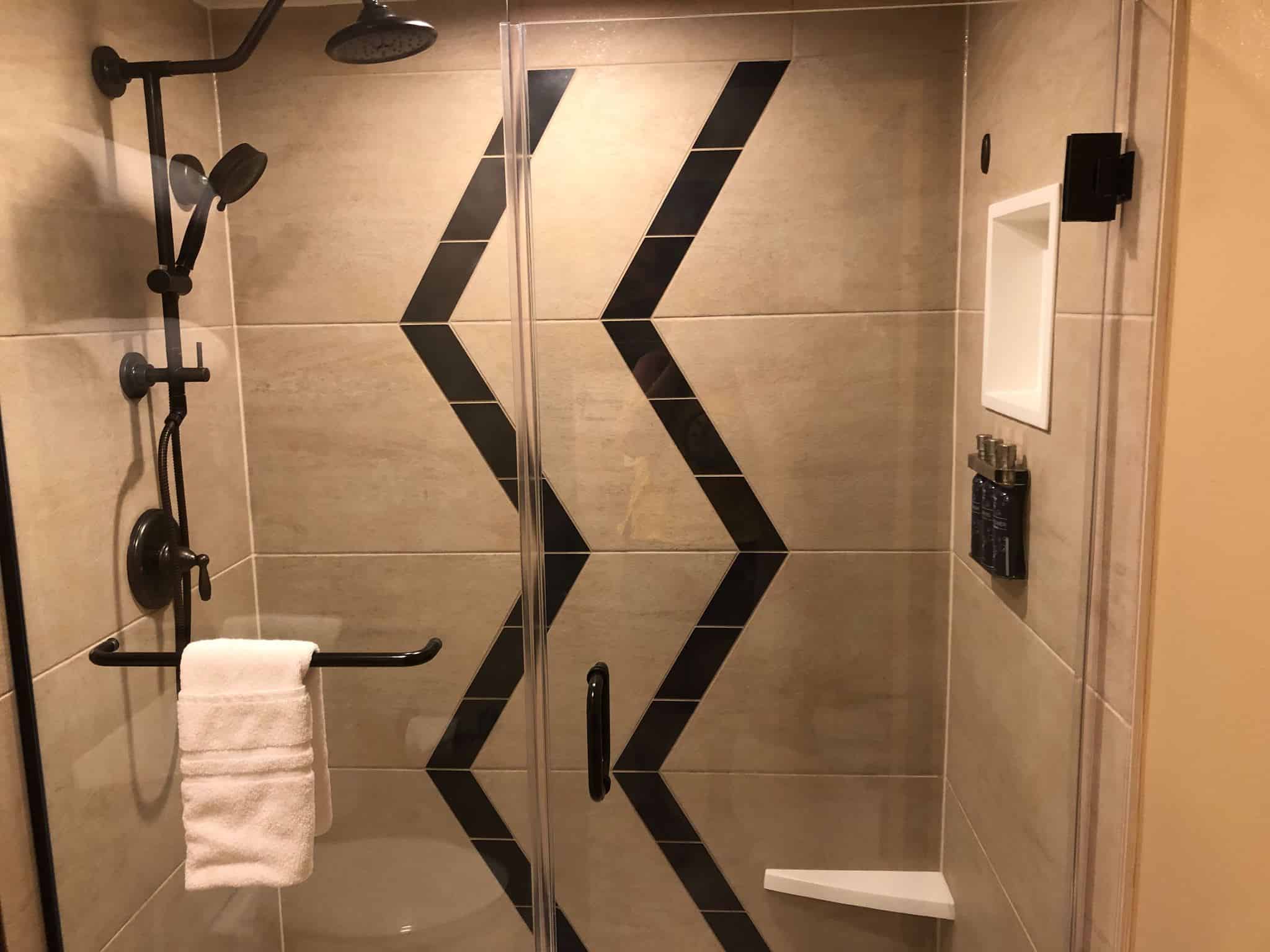 Walk in Shower at Disney's Animal Kingdom Lodge