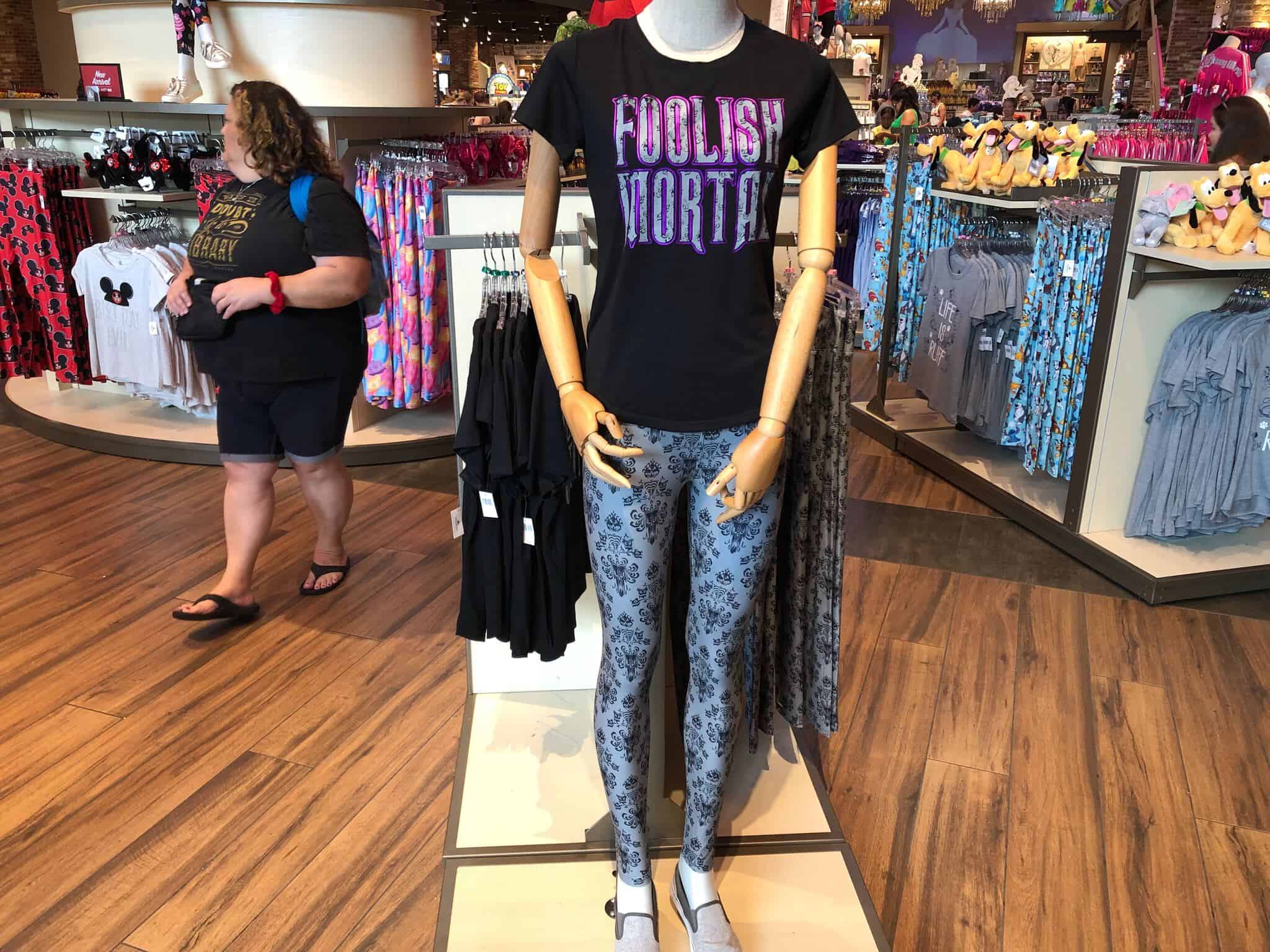 Haunted Mansion leggings and Foolish Mortal top
