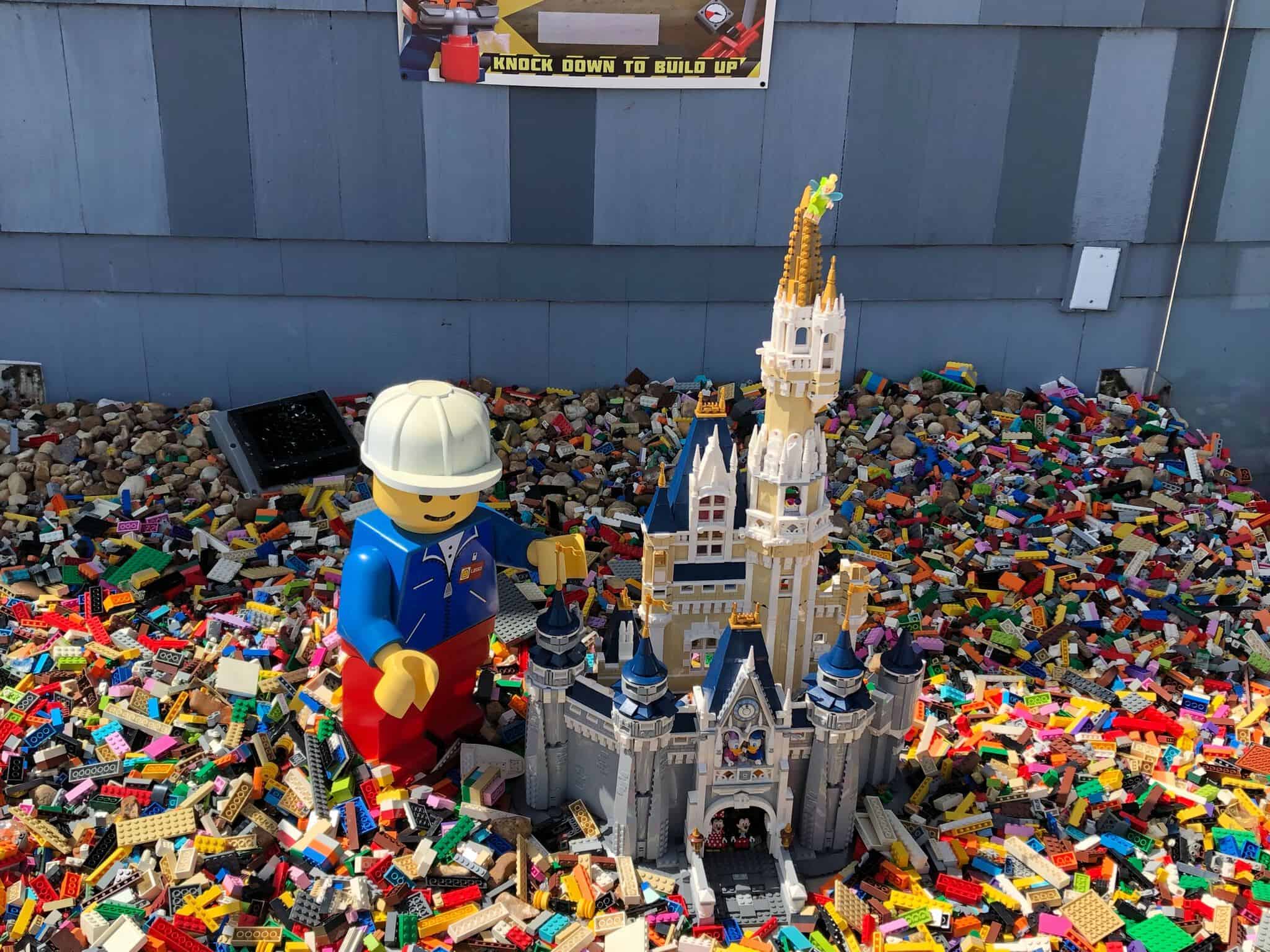 Coming Soon LEGO Display outside the store