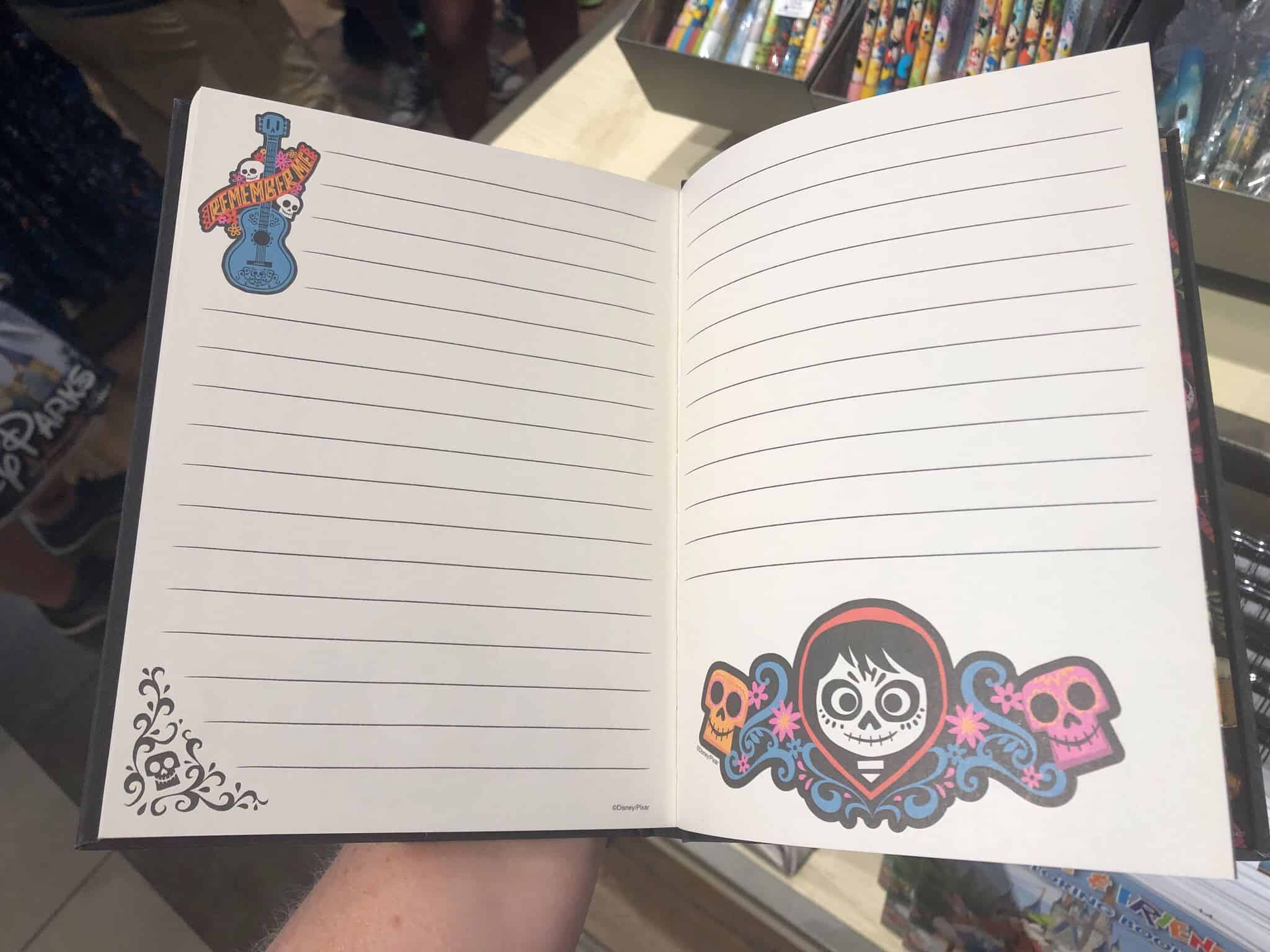 Inside Pages of Coco Notebook