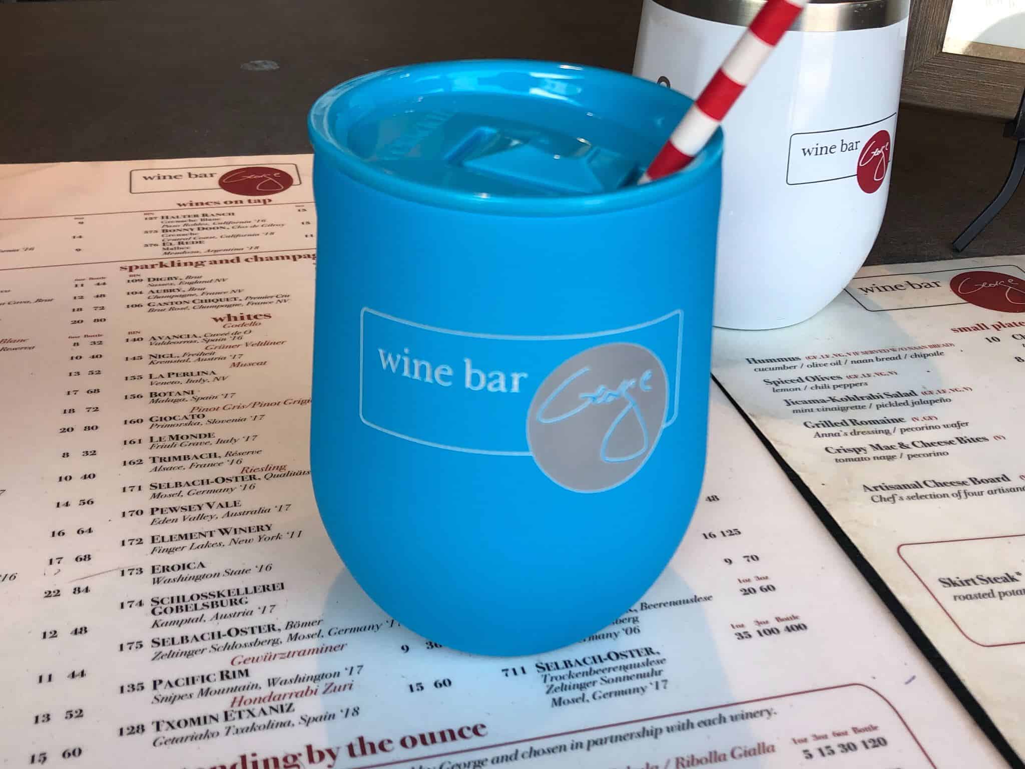 Blue Neon Corksicle from Wine Bar George