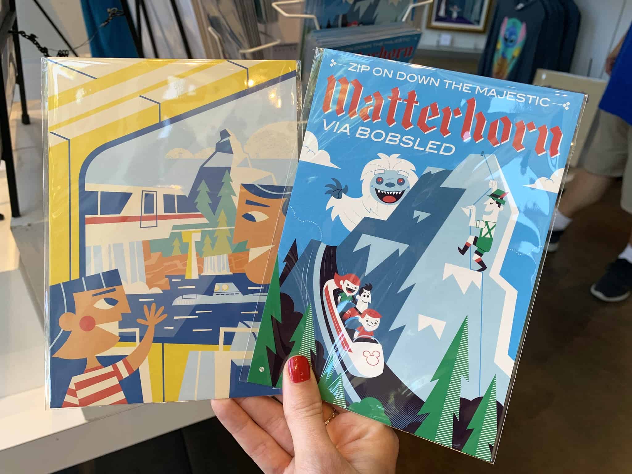 Downtown Disney District July 1 2019 Mickey and Friends Abstract Topiaries, Retro Disney Parks Collage Loungefly, and More