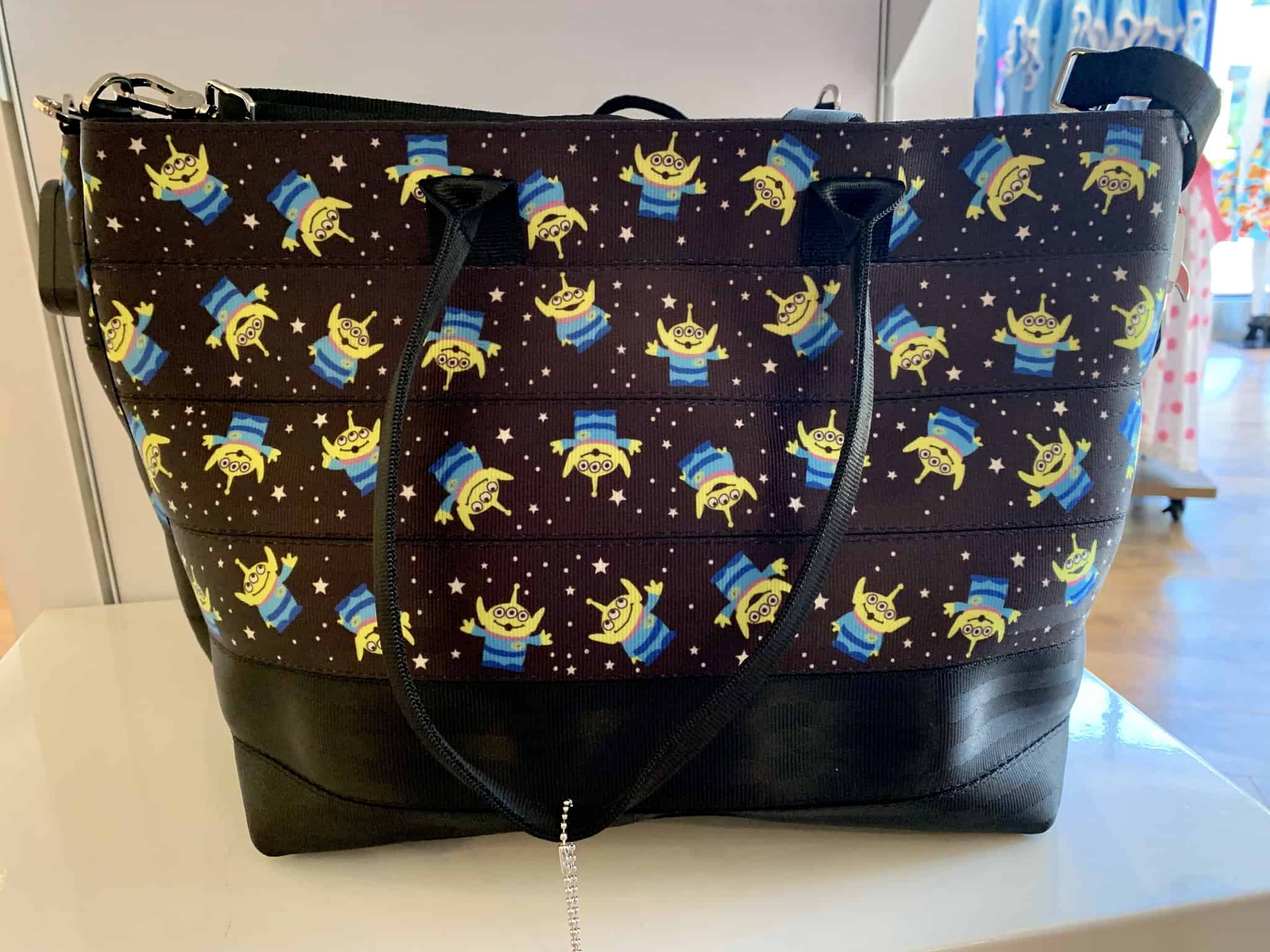 Downtown Disney District July 1 2019 Mickey and Friends Abstract Topiaries, Retro Disney Parks Collage Loungefly, and More