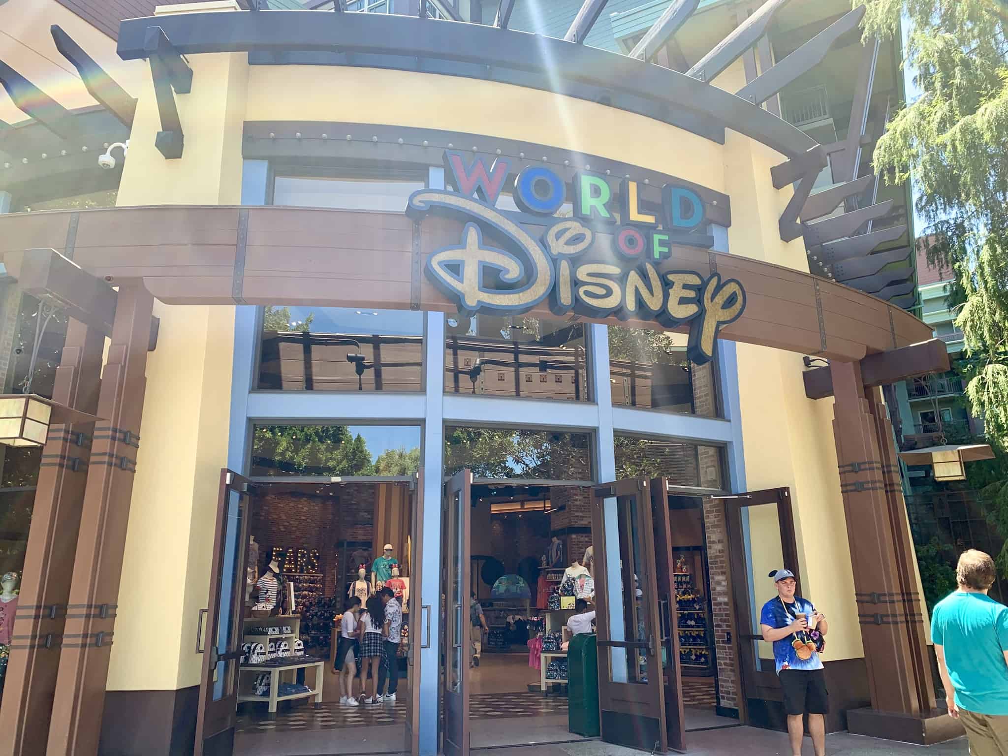 Downtown Disney District July 1 2019 Mickey and Friends Abstract Topiaries, Retro Disney Parks Collage Loungefly, and More
