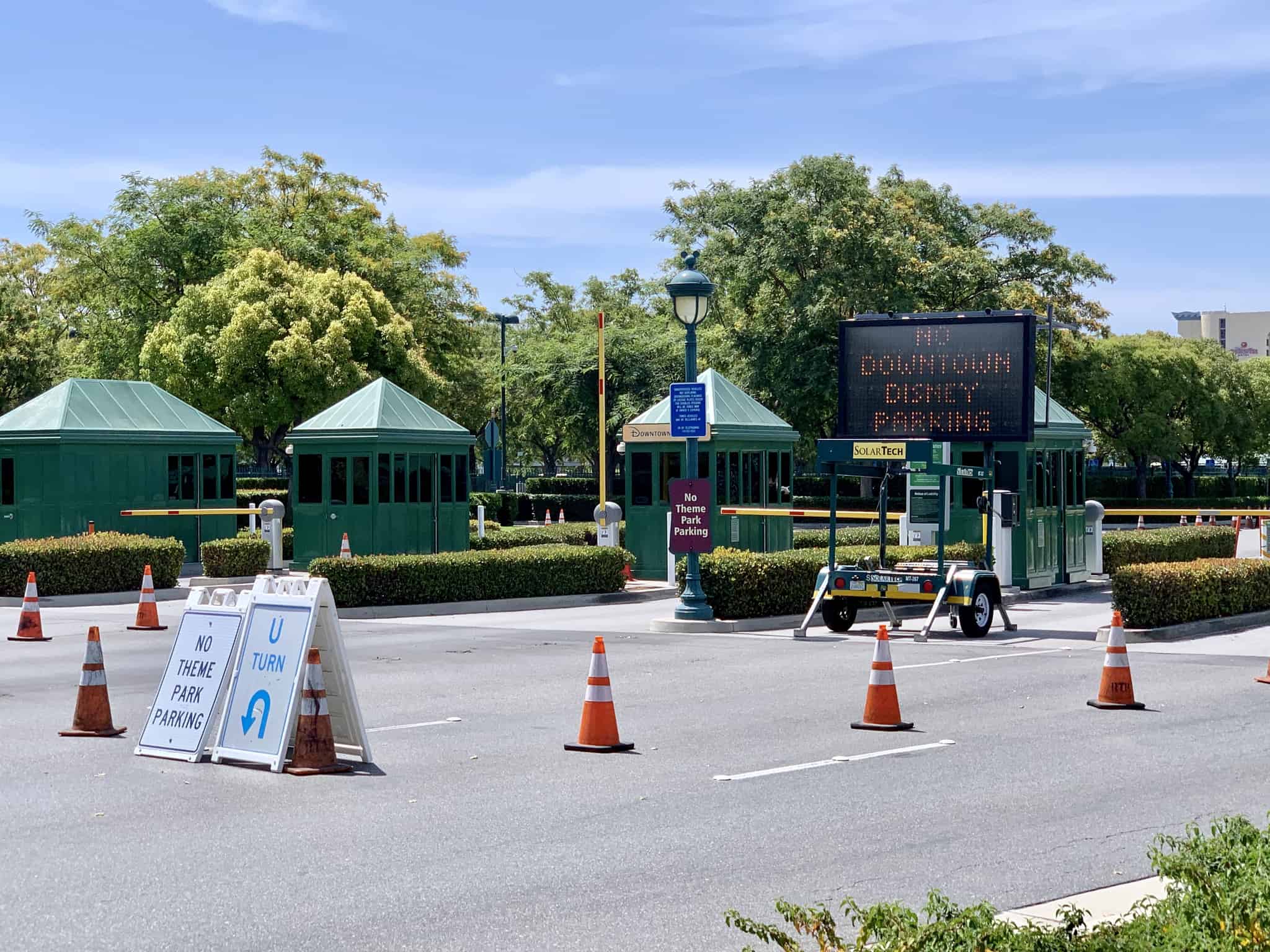 Downtown Disney District Stitch Lot Closed Guest Parking Now at Simba Lot Disneyland Resort