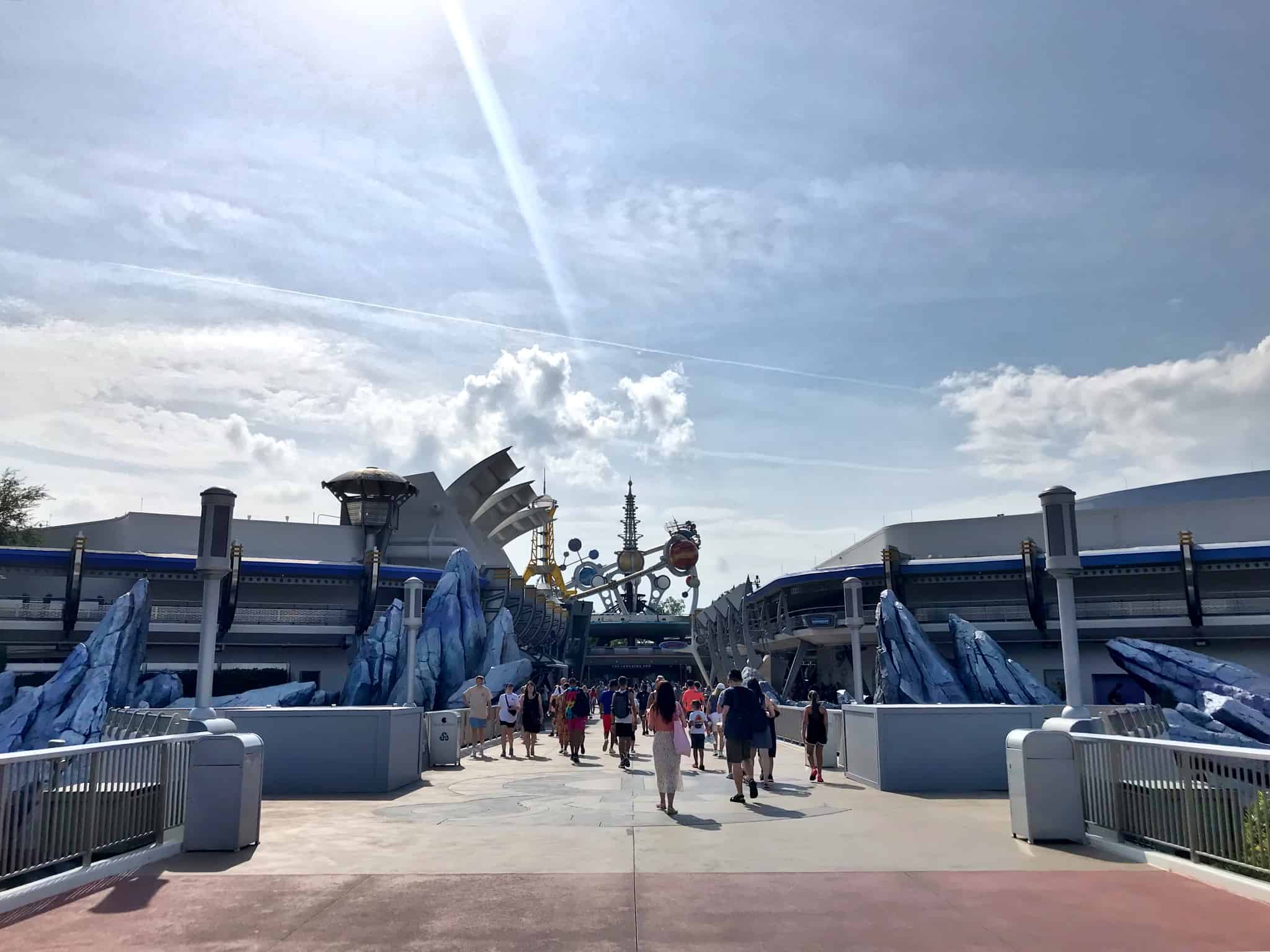 Tomorrowland entrance sign