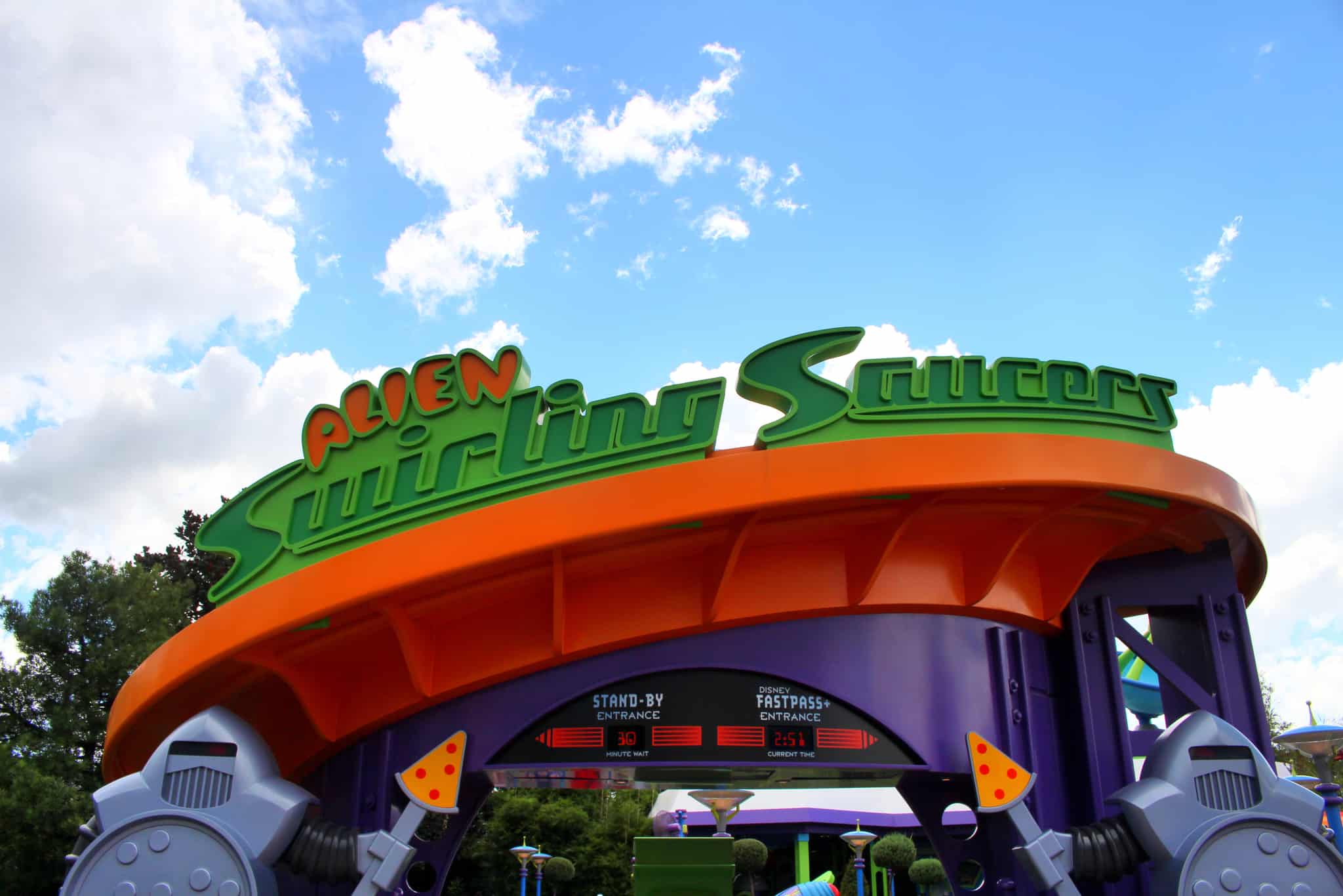 alien swirling saucers