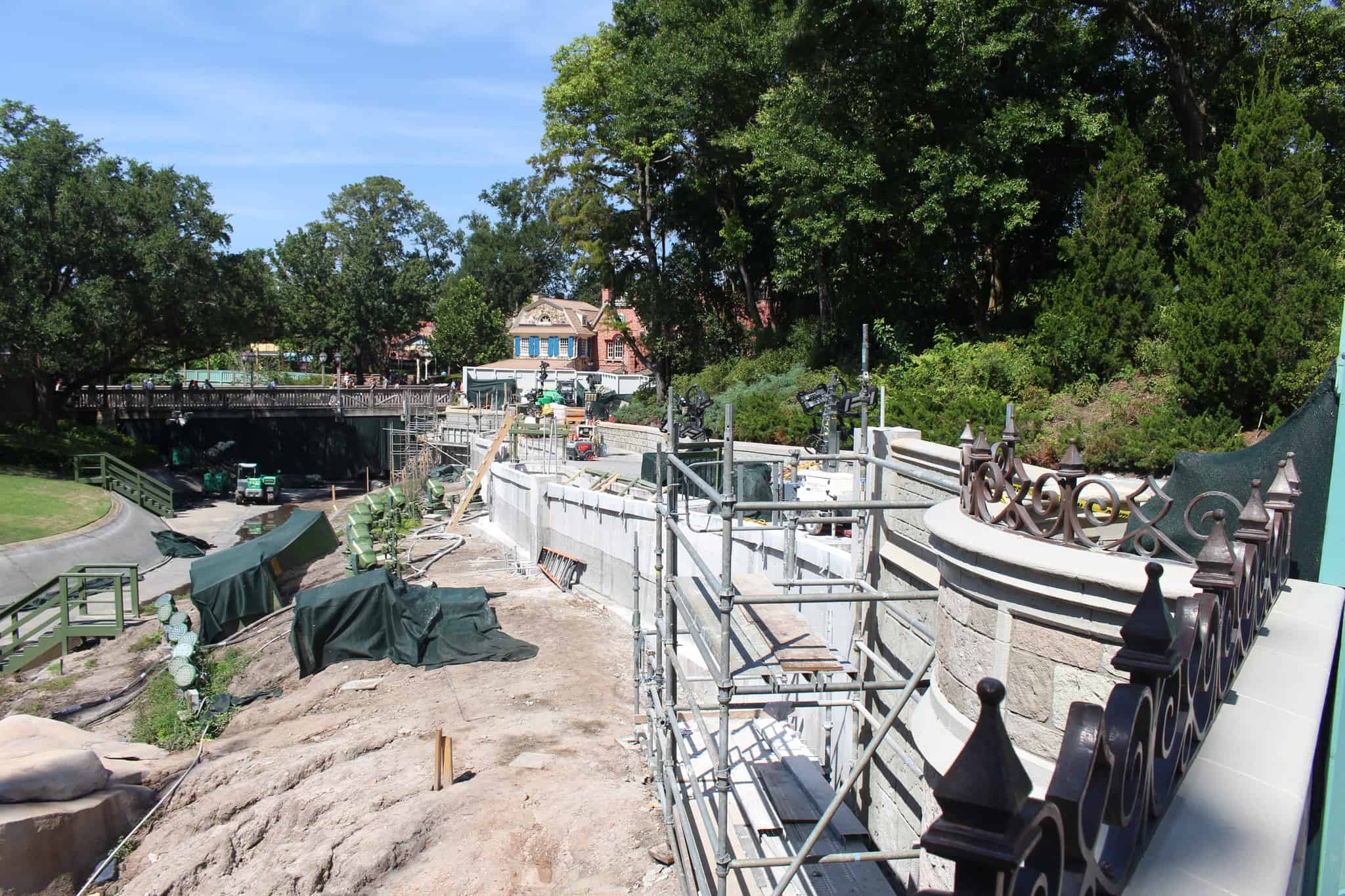 Cinderella Castle pathway widening