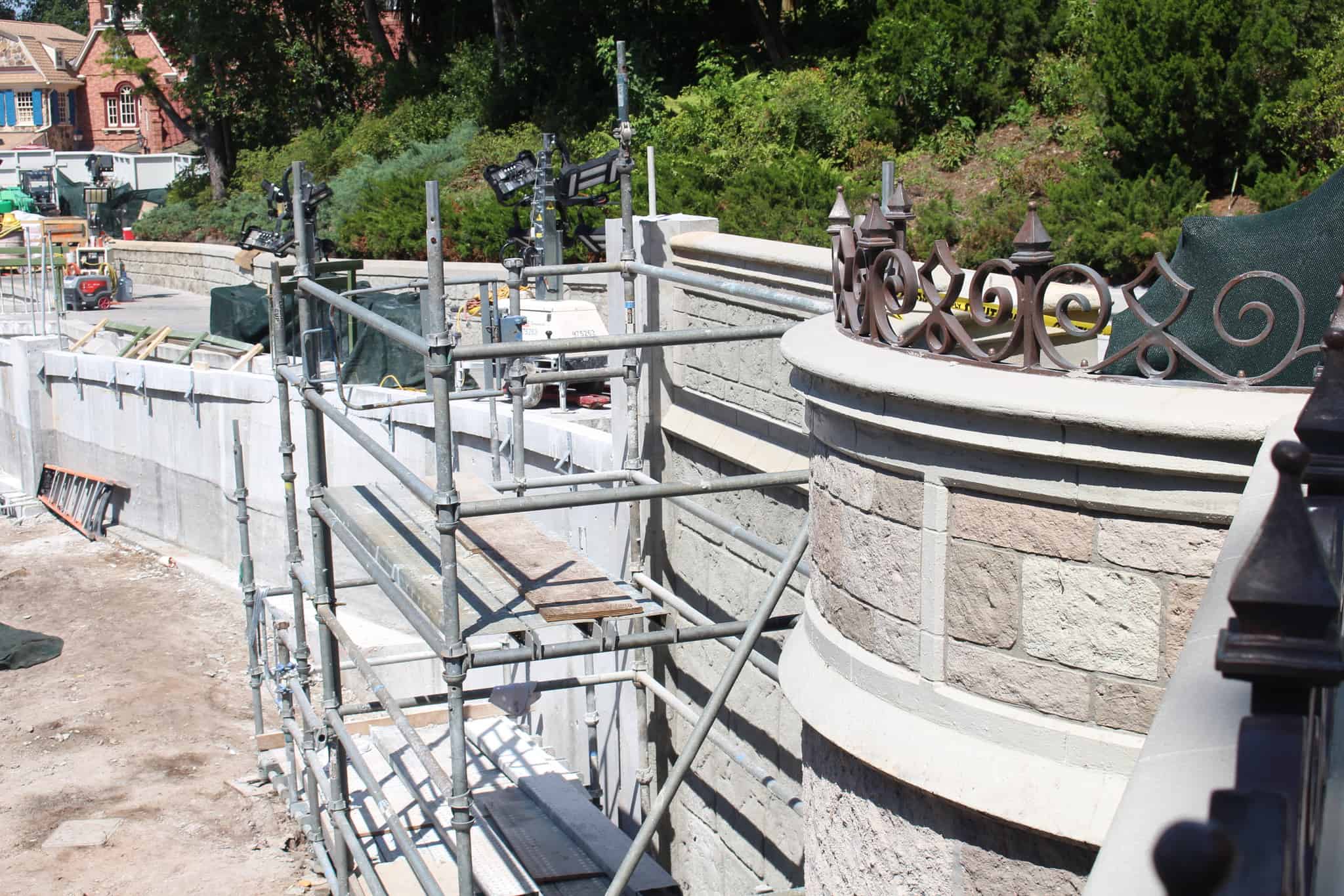 Cinderella Castle pathway widening