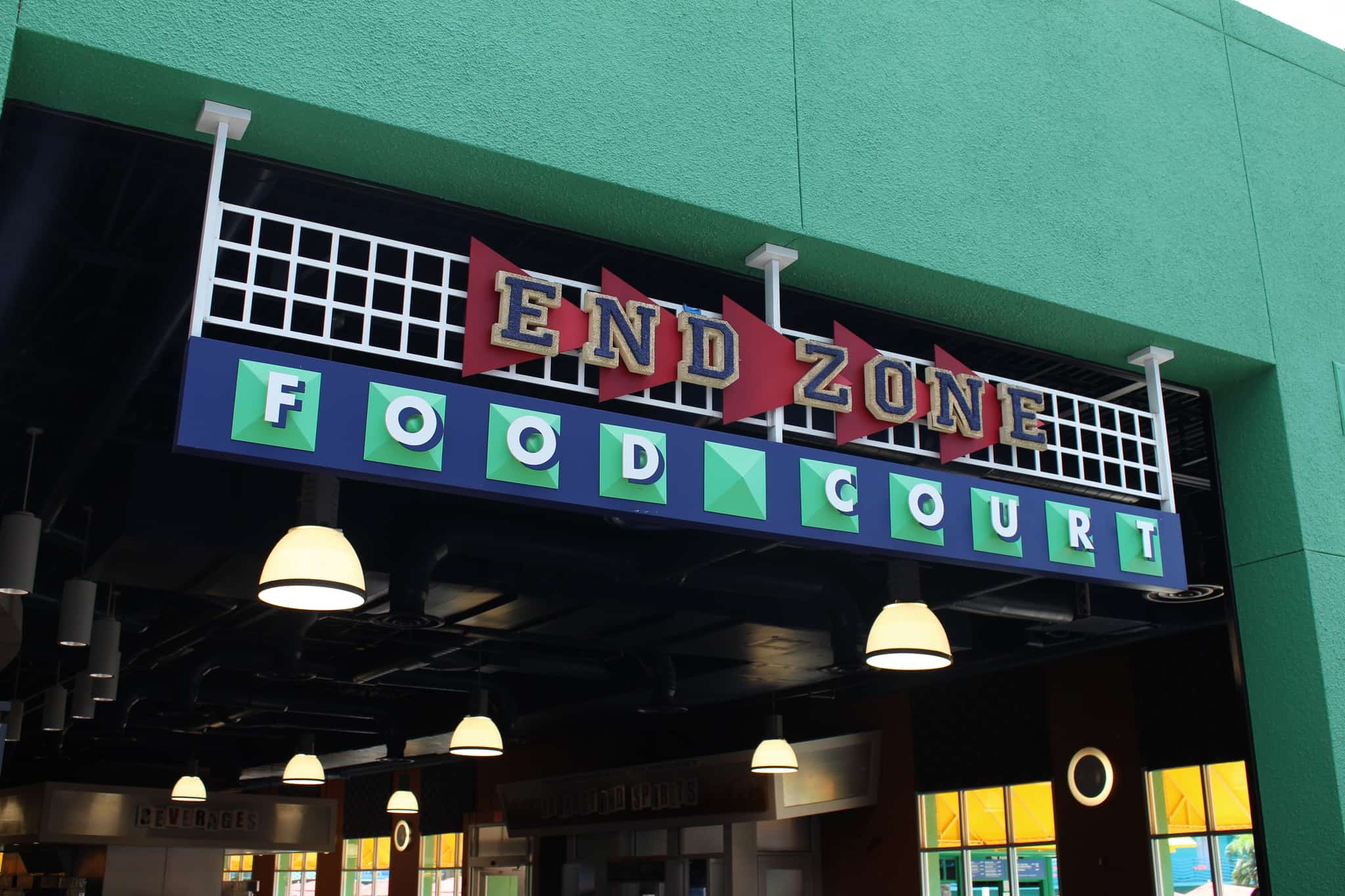 end zone food court