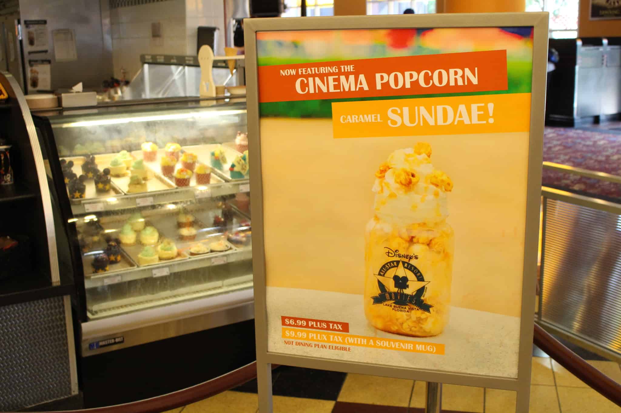 cinema popcorn sundae