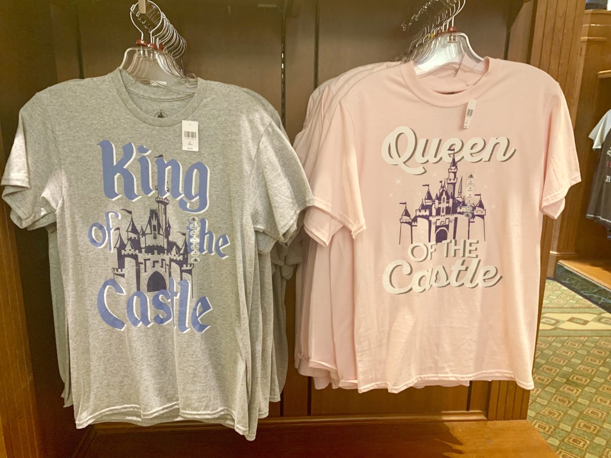 King and Queen of the Castle Matching Couple Shirts Disneyland Resort