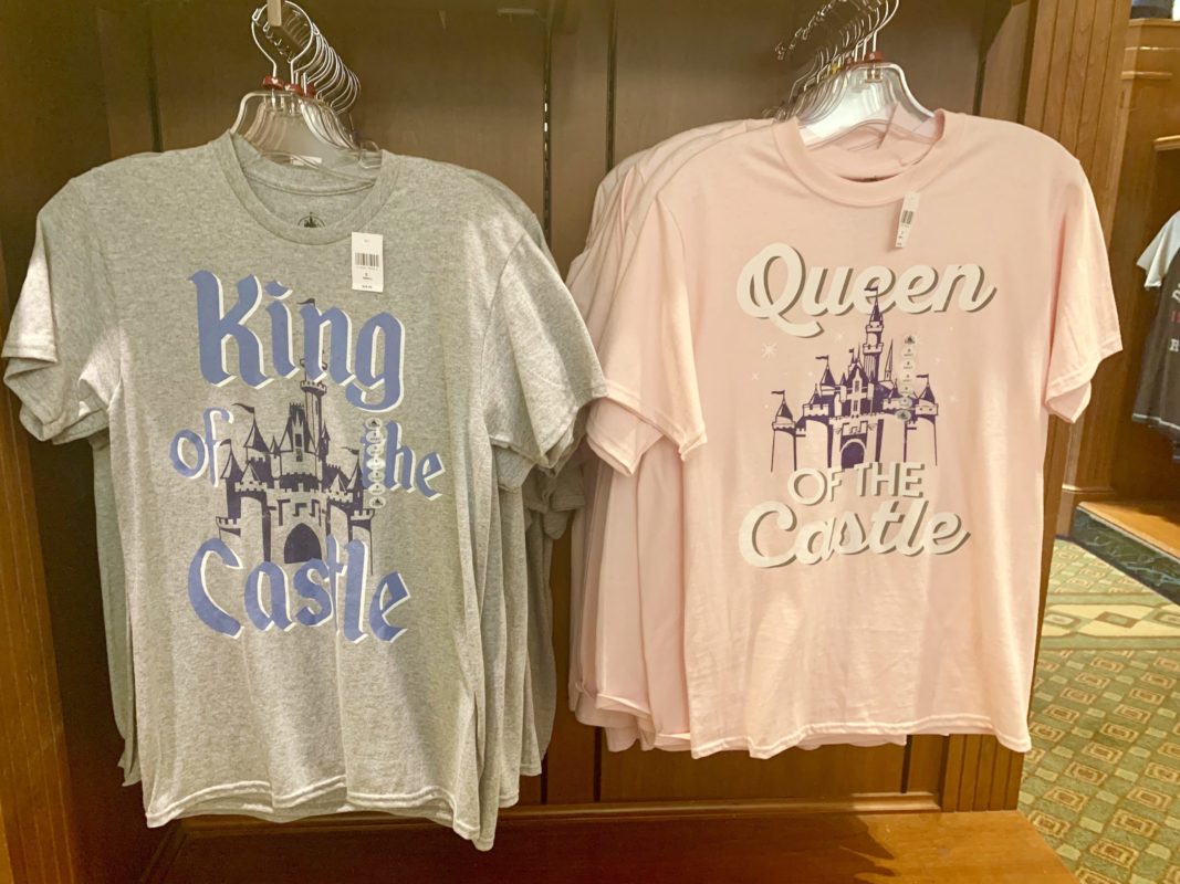 King and Queen of the Castle Matching Couple Shirts Disneyland Resort