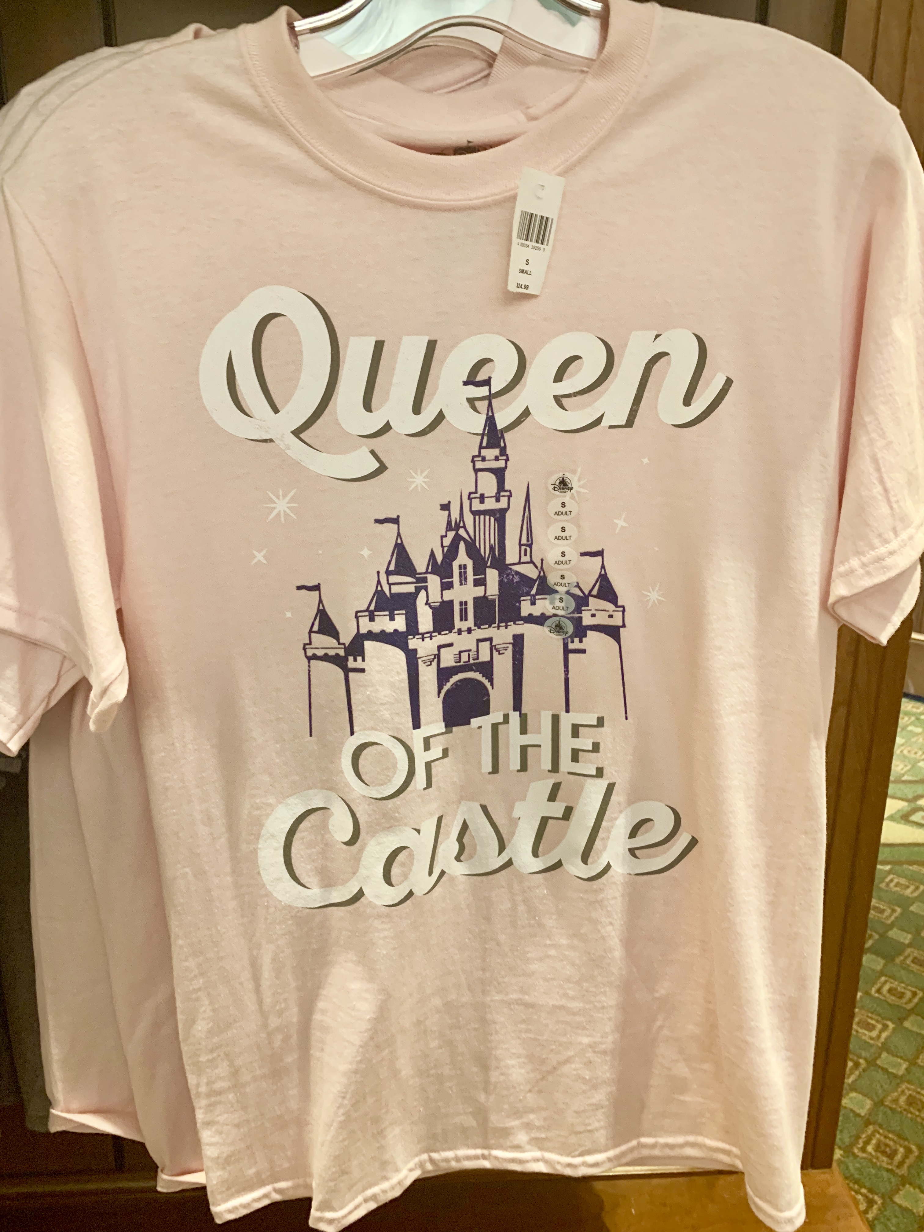 King and Queen of the Castle Matching Couple Shirts Disneyland Resort 
