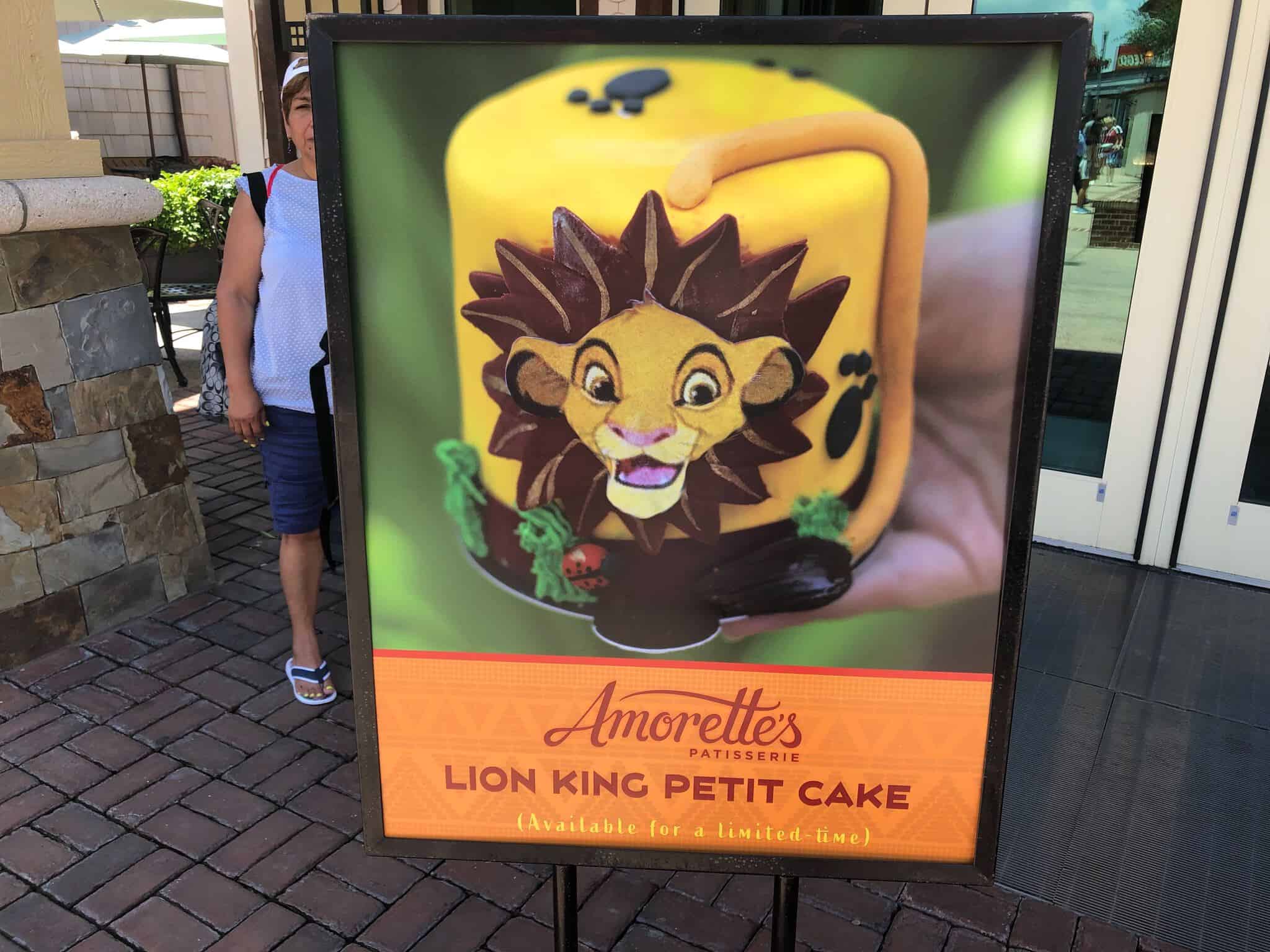 Simba Lion King Petit Cake Sign