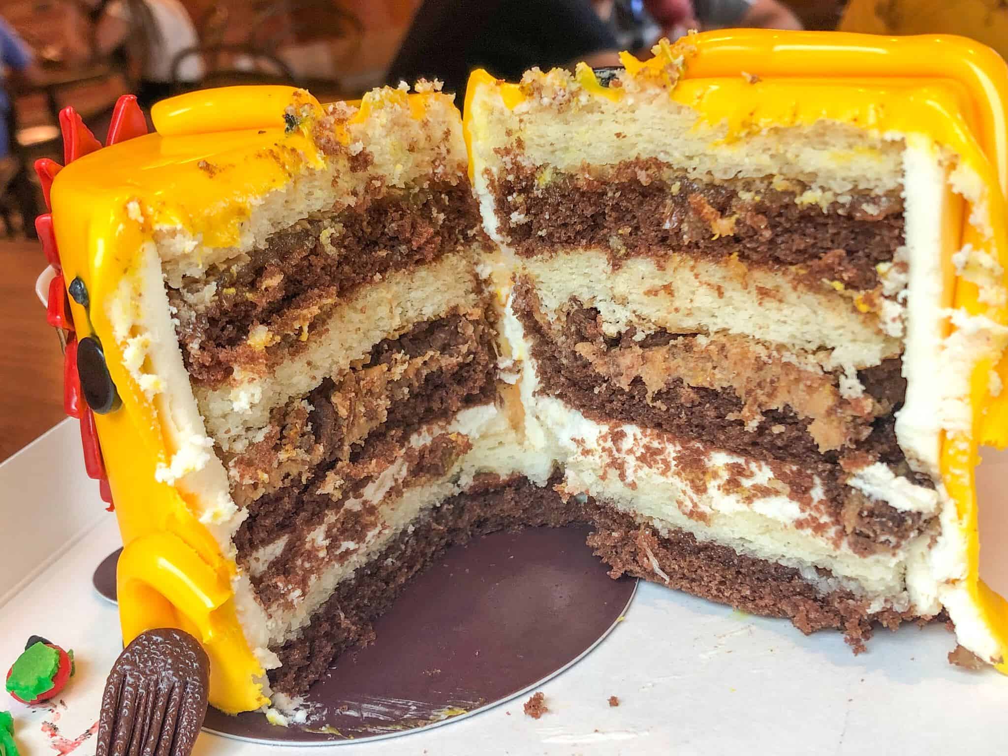 Layers of cake