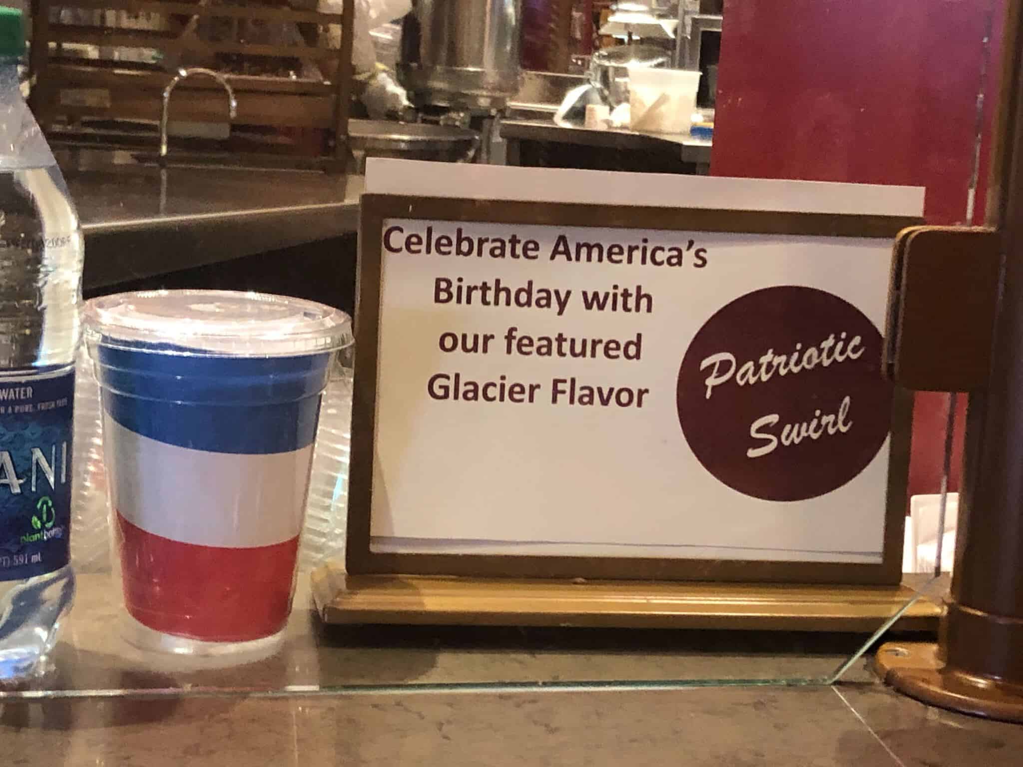 Featured Glacier Patriotic Swirl Big Top Souvenirs