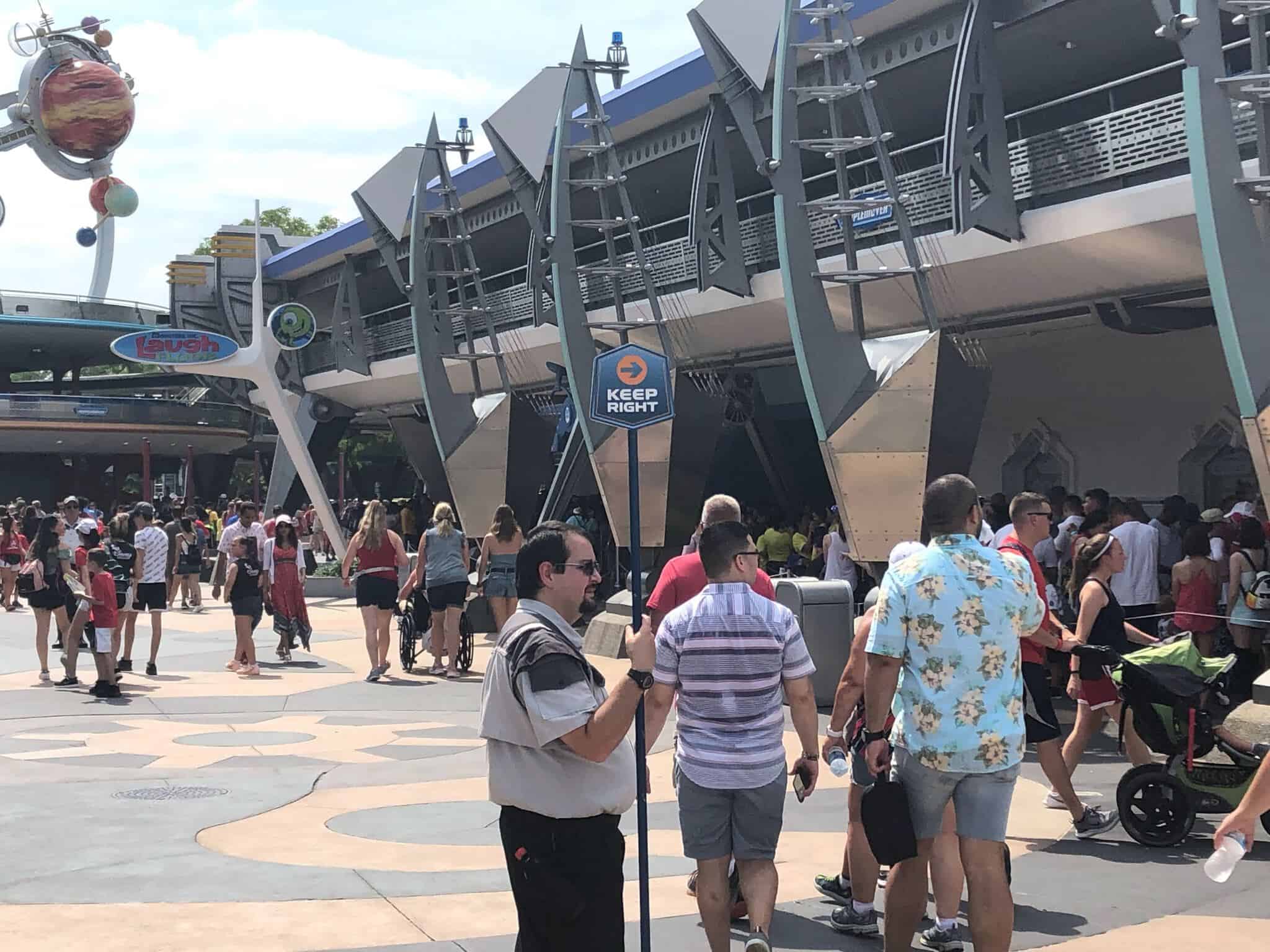 Tomorrowland Stay Right Sign