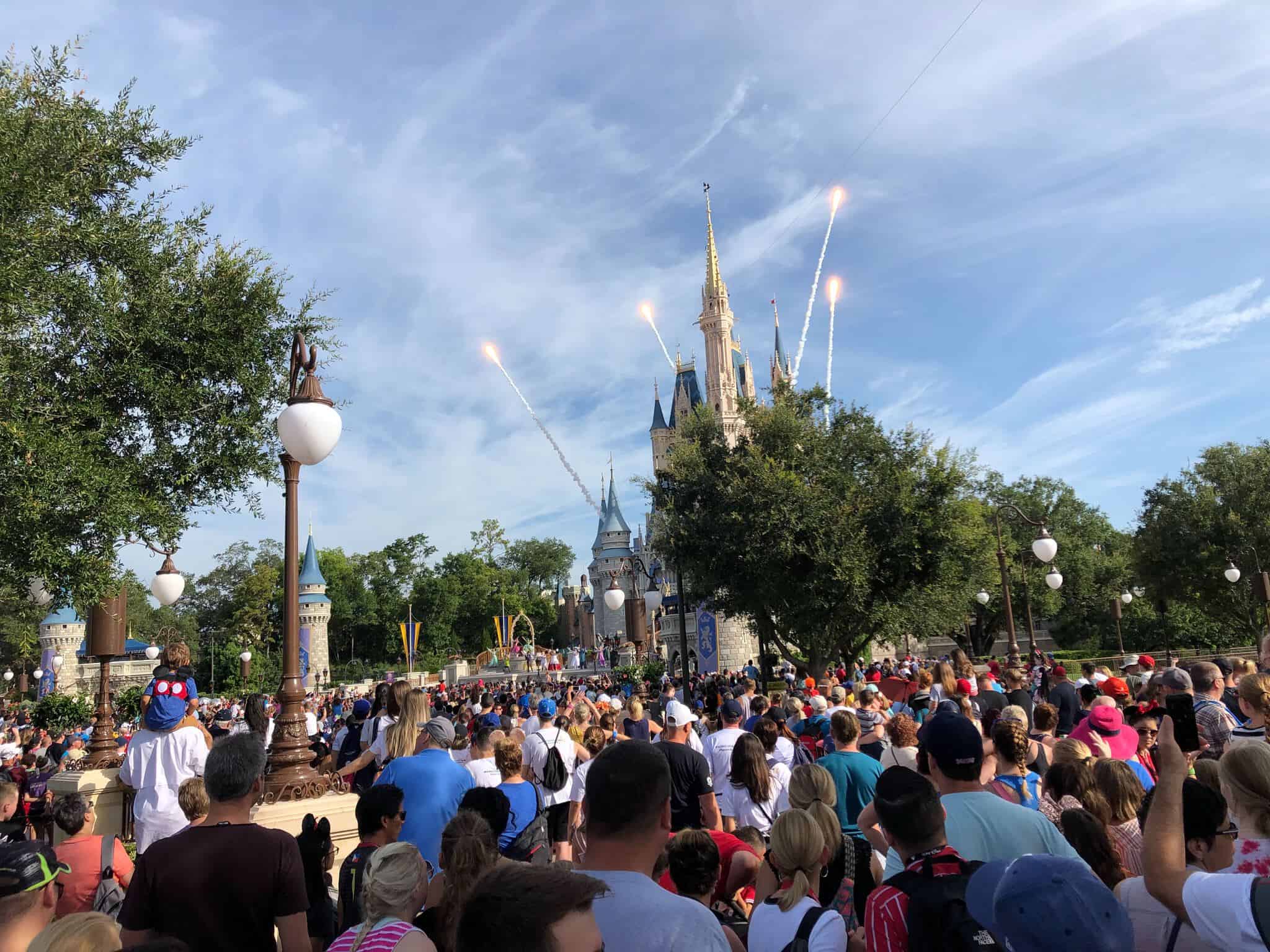 July crowds at Rope Drop