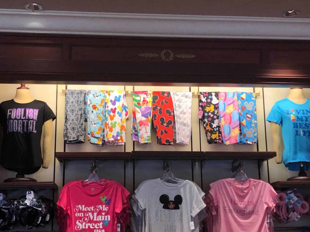 Disney Leggings on Display