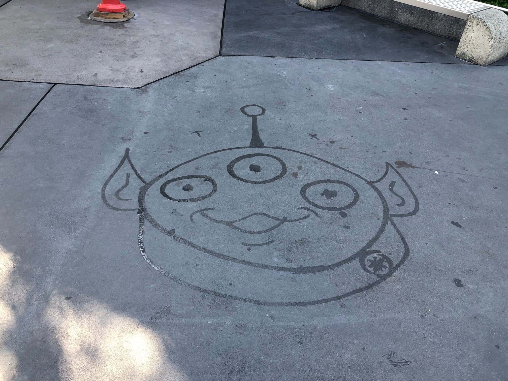 Toy Story Alien Custodial Water Art