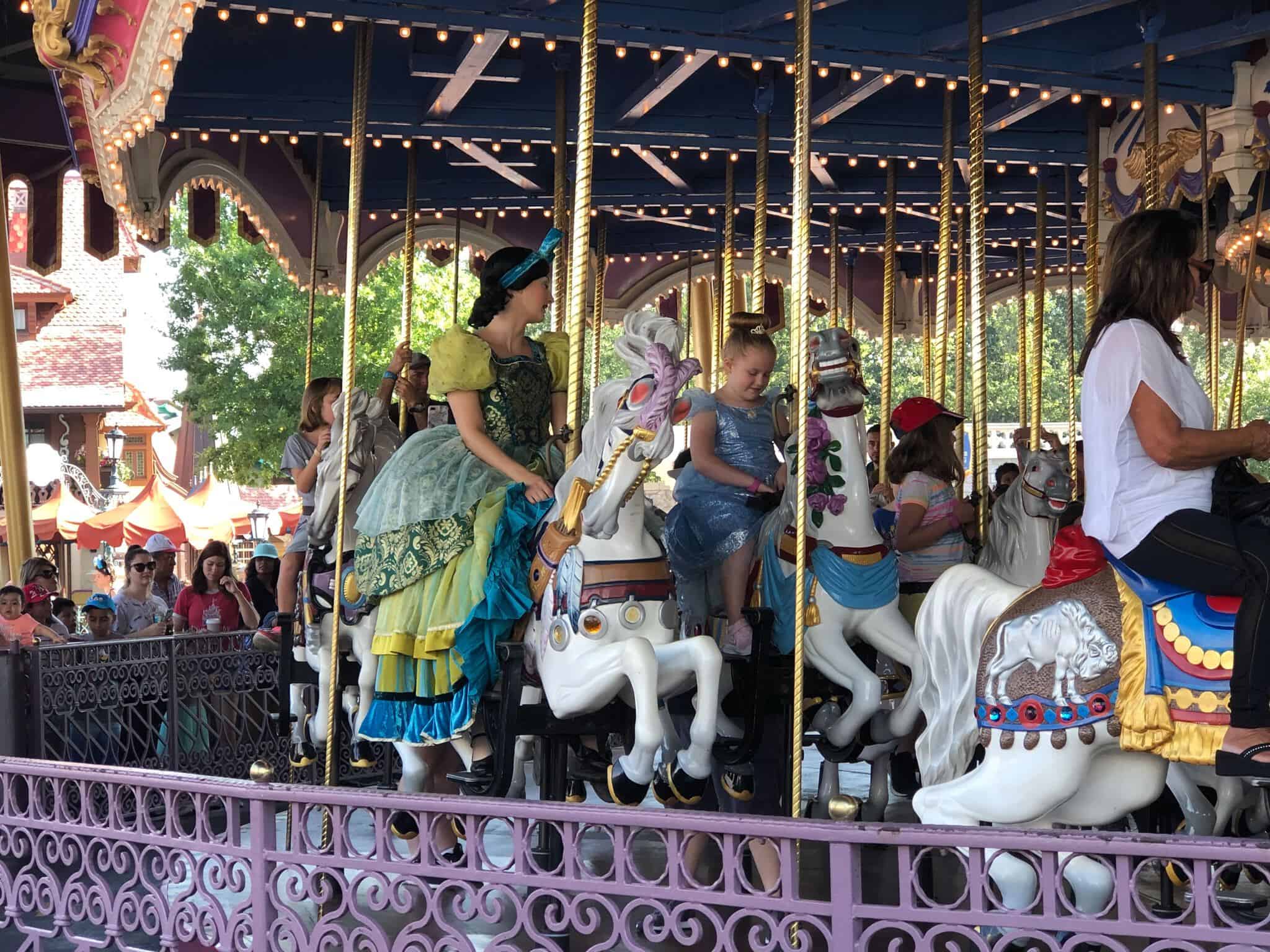 Cinderella's Step Sister Drizella on Carousel