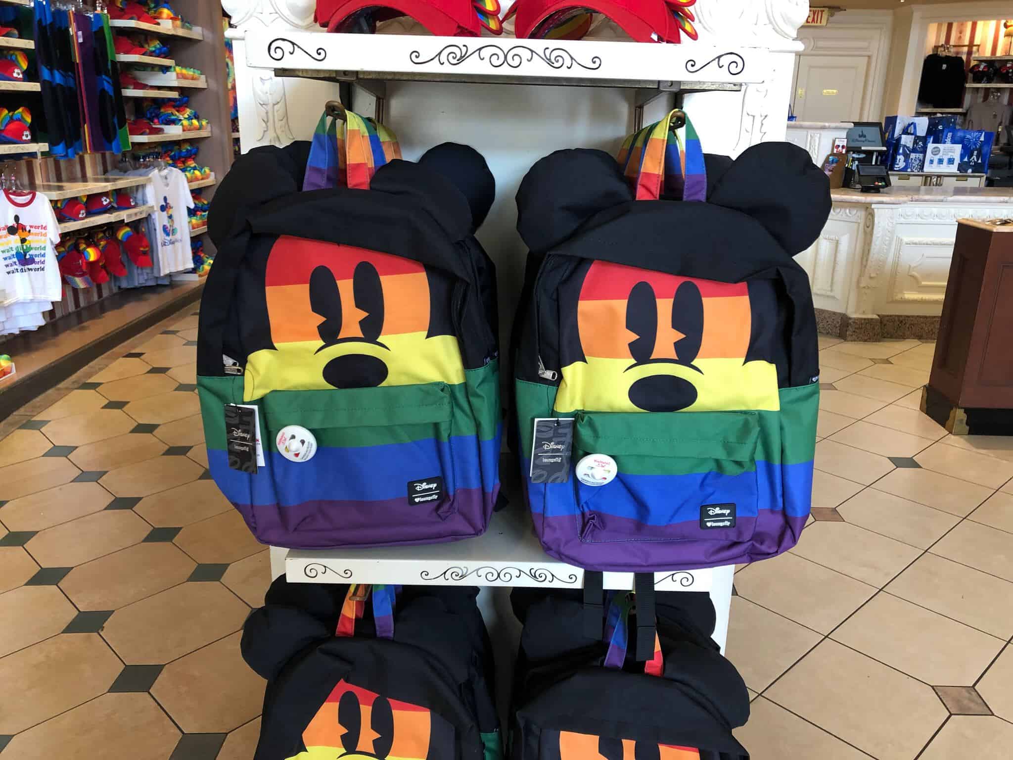 loungefly mickey pride backpack