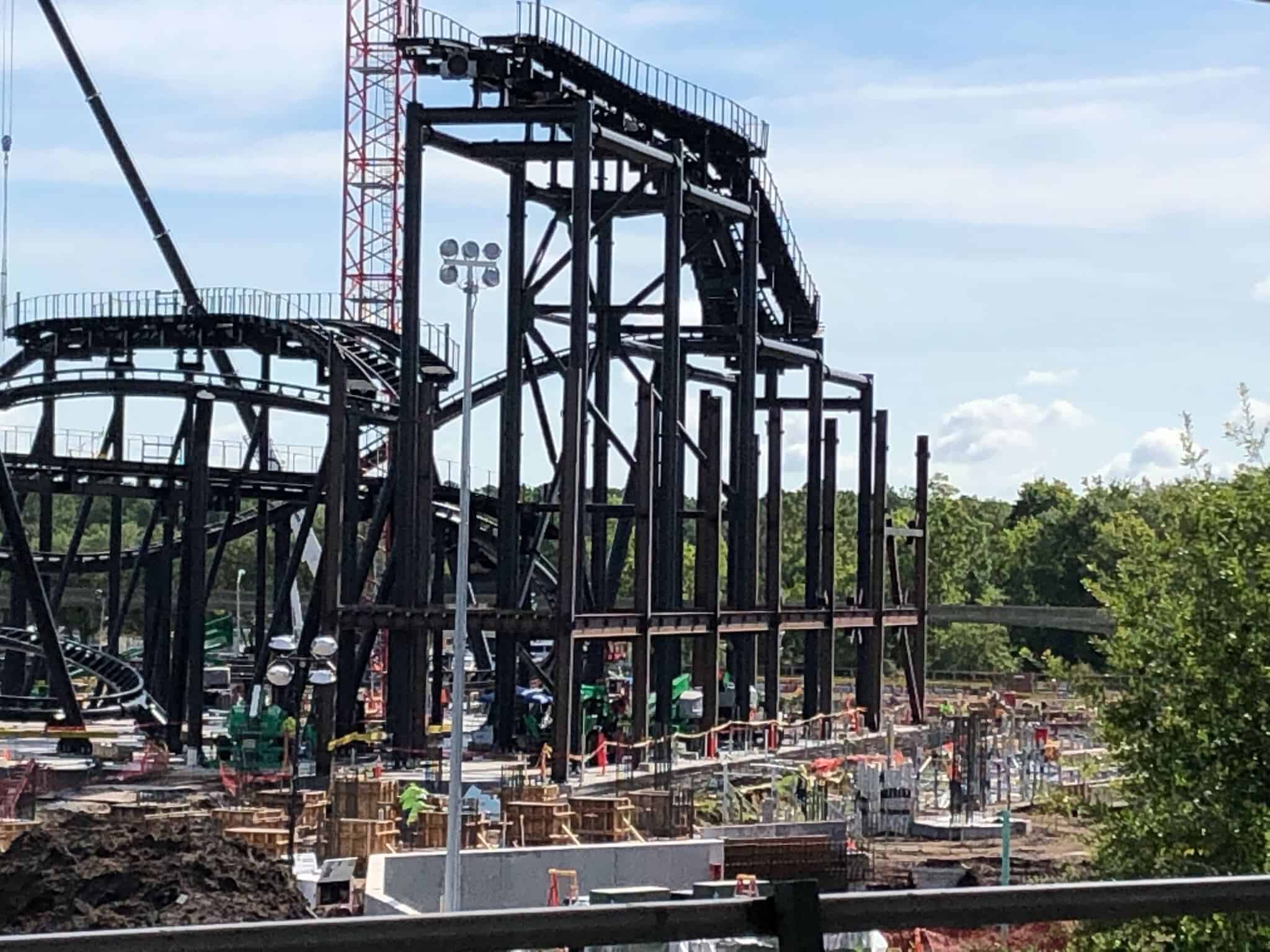 Construction on Tron July 1