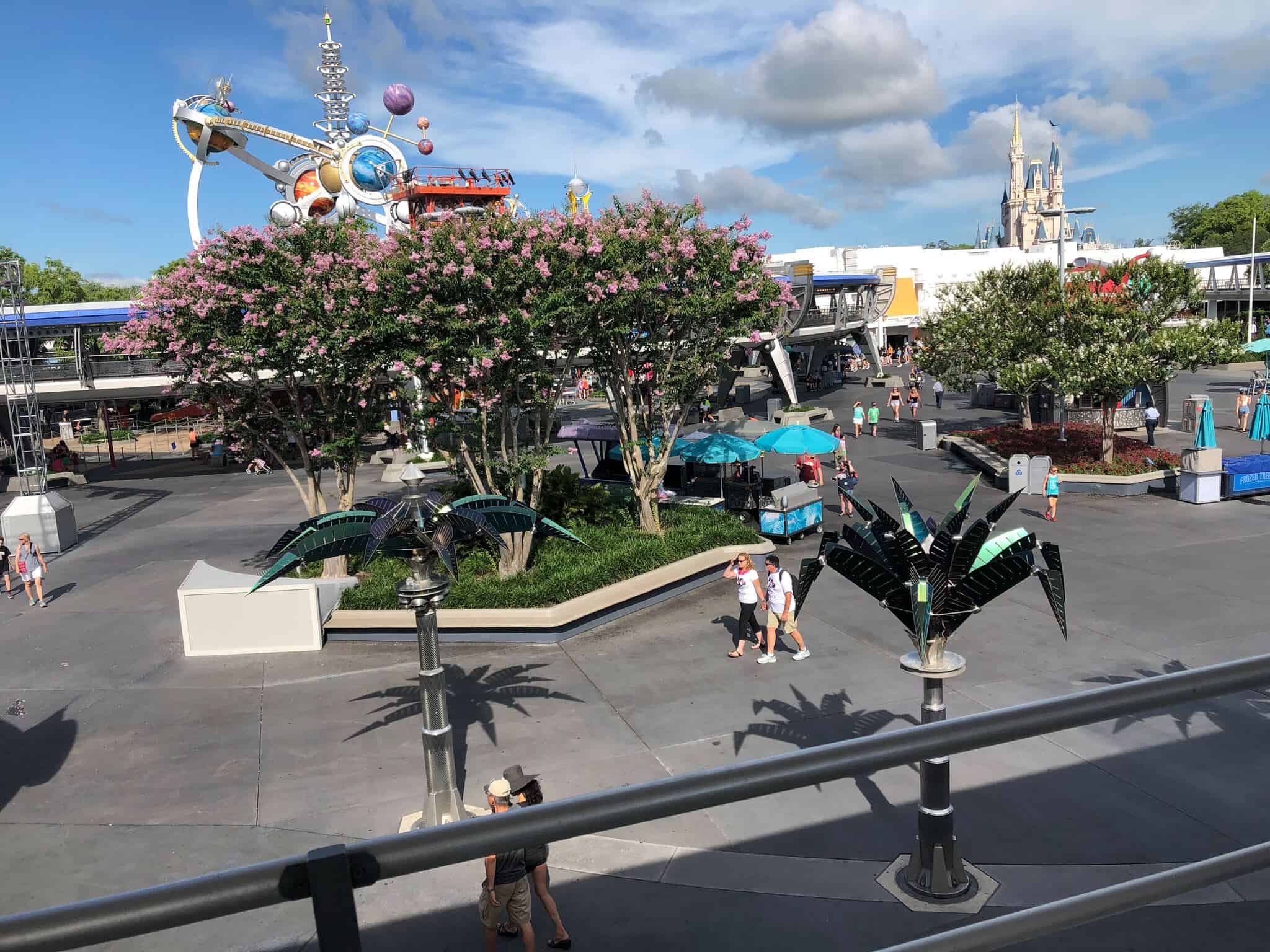 Tomorrowland view from the PeopleMover