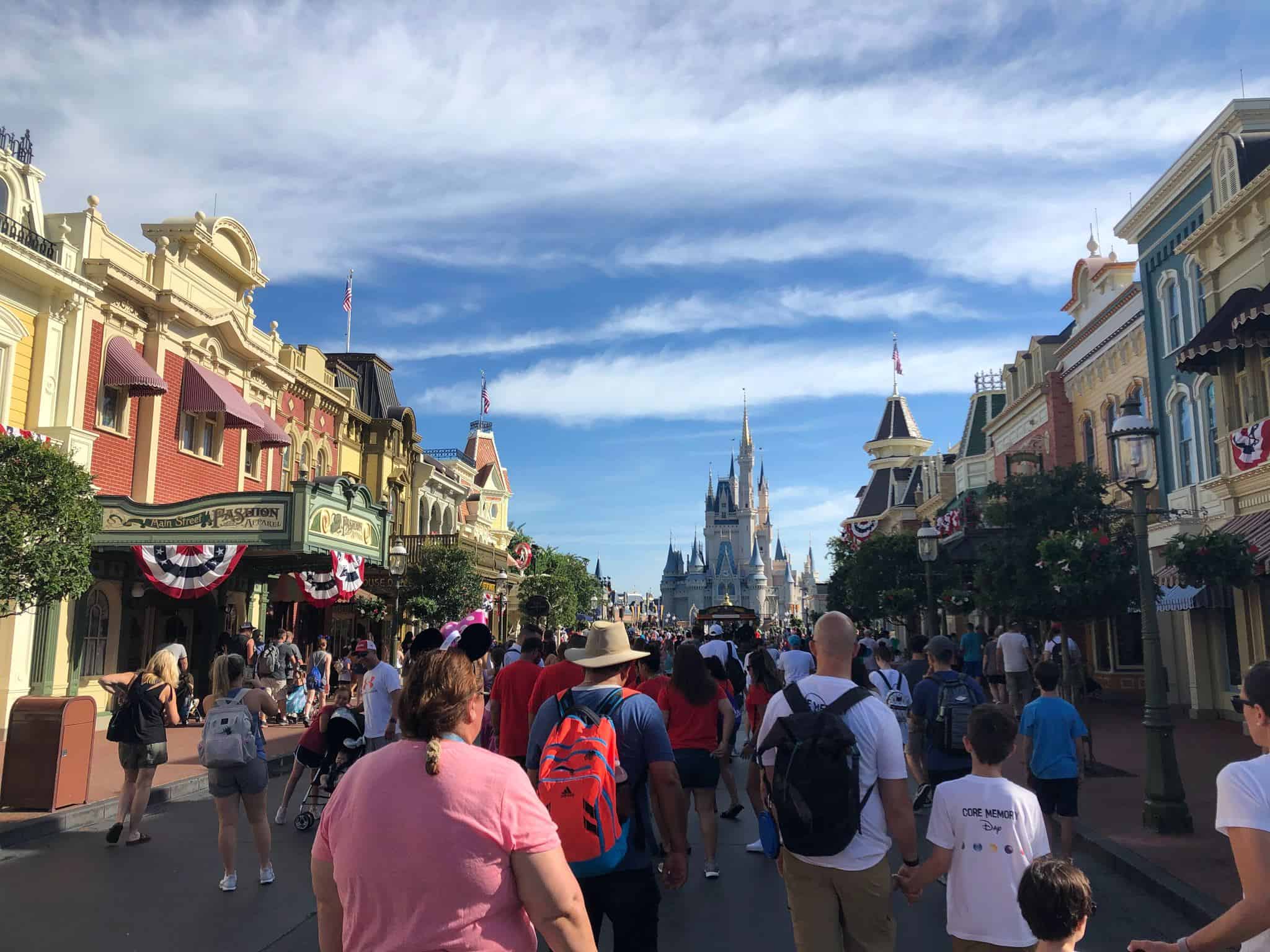 Main Street Cinderella Castle View