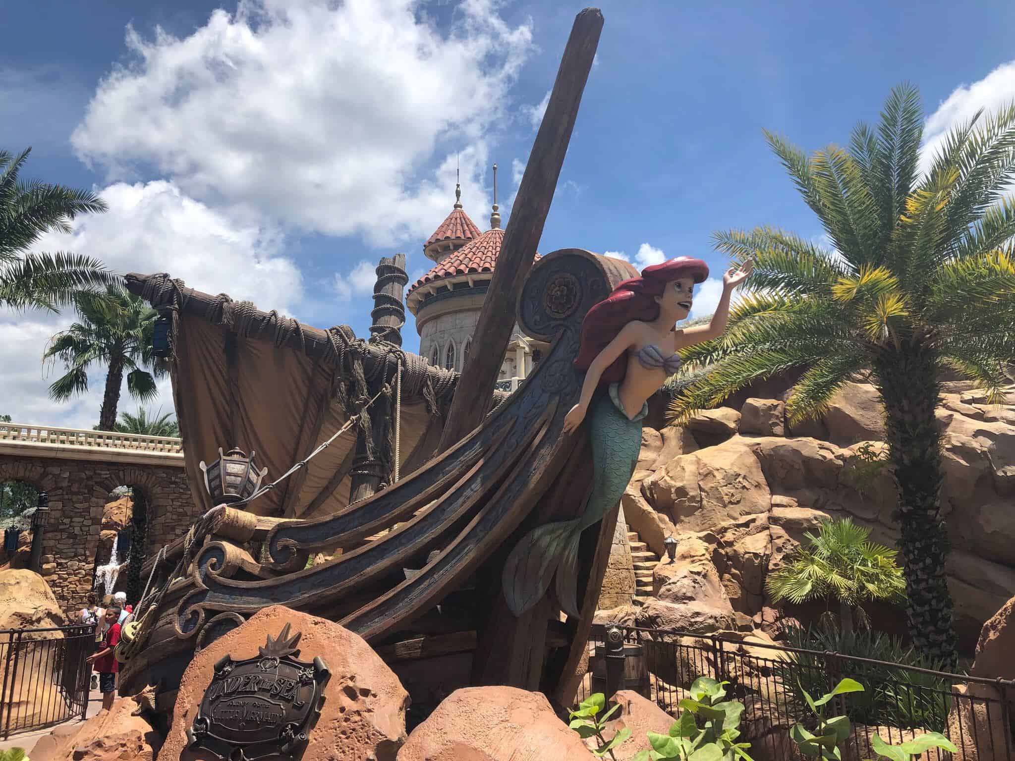 Ariel ship at Magic Kingdom